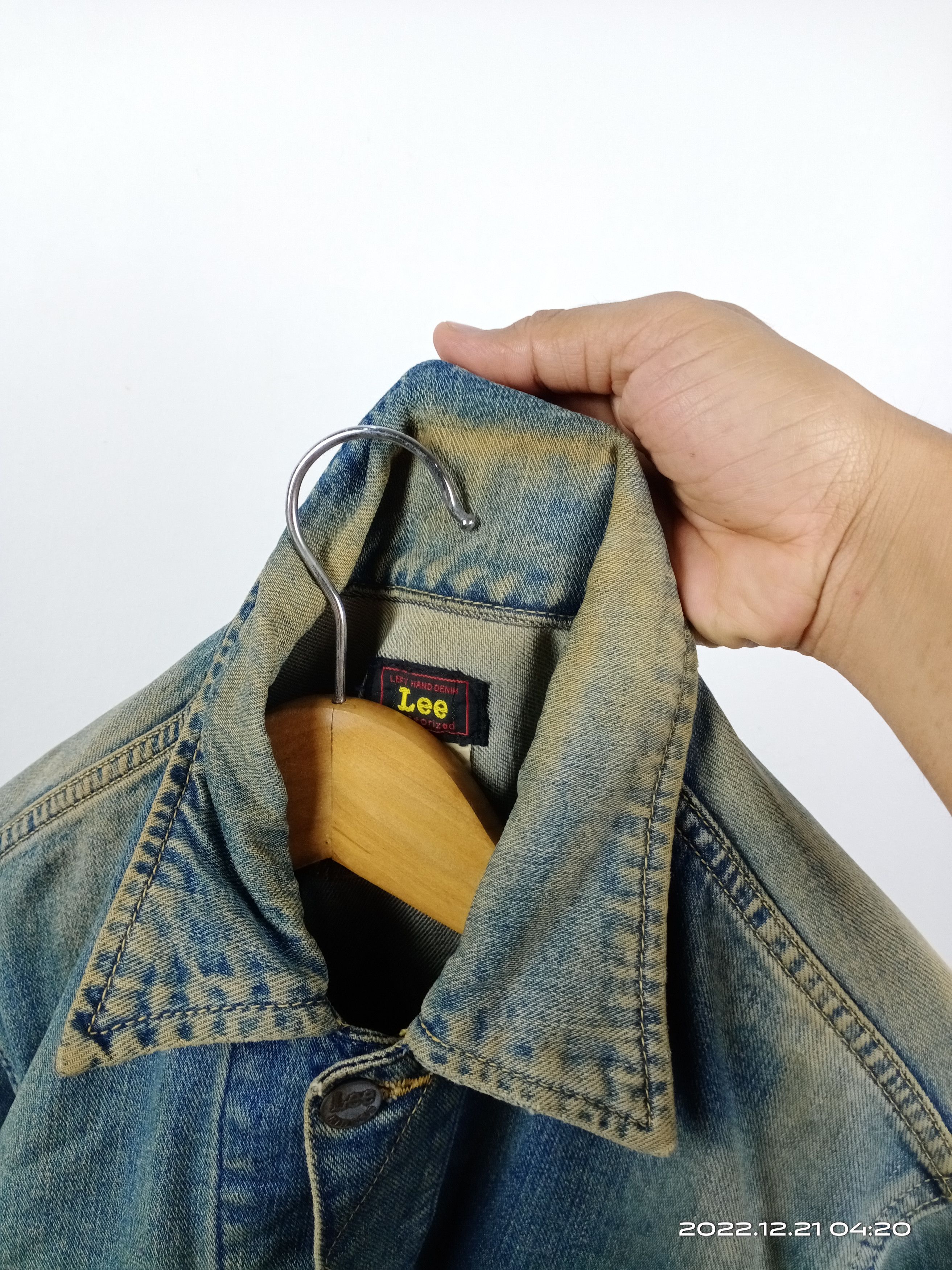 Lee 💥Vintage 80s 90s Lee Riders Distressed Trucker Denim Jacket Size US M / EU 48-50 / 2 - 11 Thumbnail
