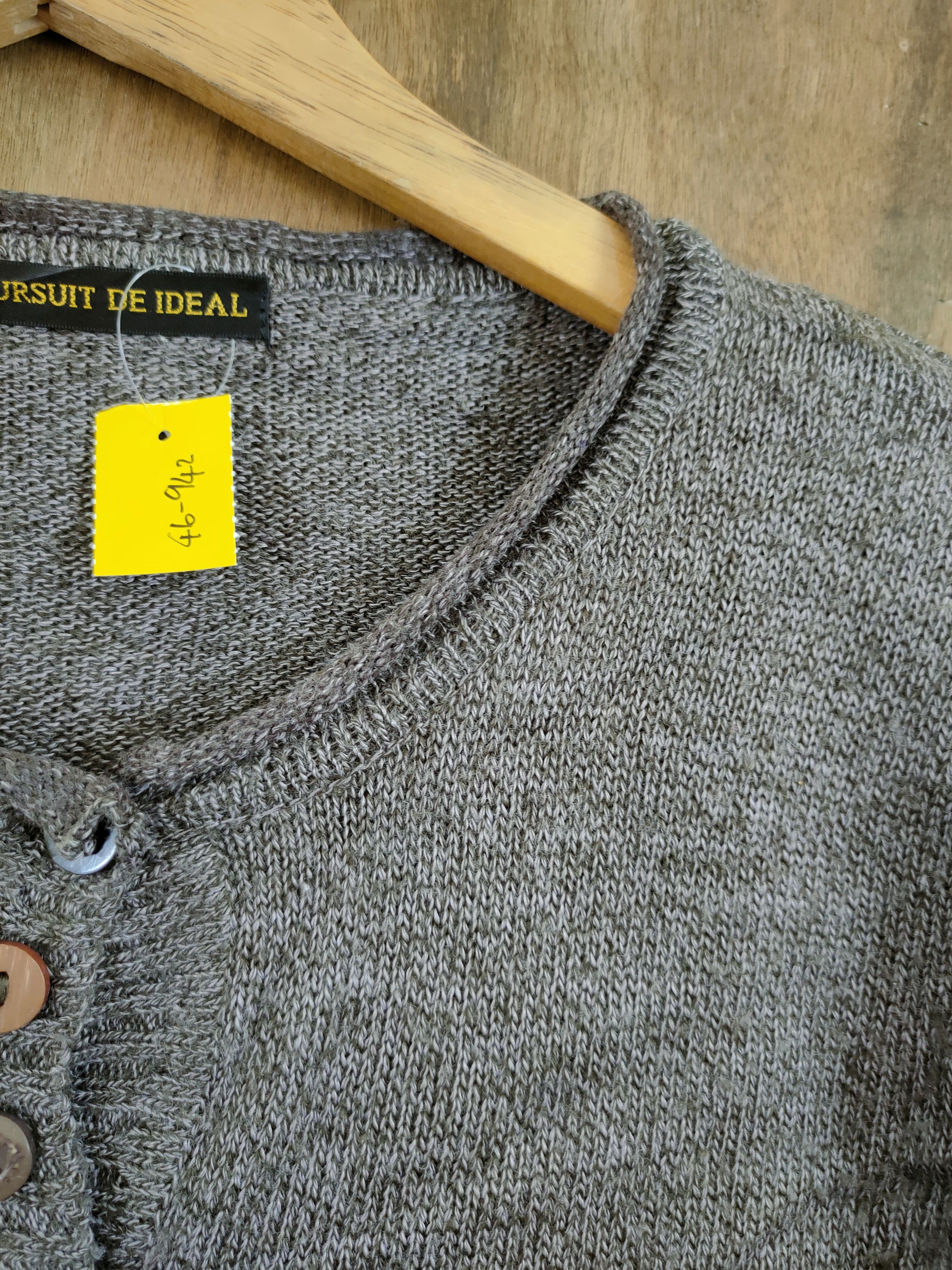 Japanese Brand DL Pursuit De Ideal cardigan knitwear japan #46-942 Size S / US 4 / IT 40 - 5 Thumbnail