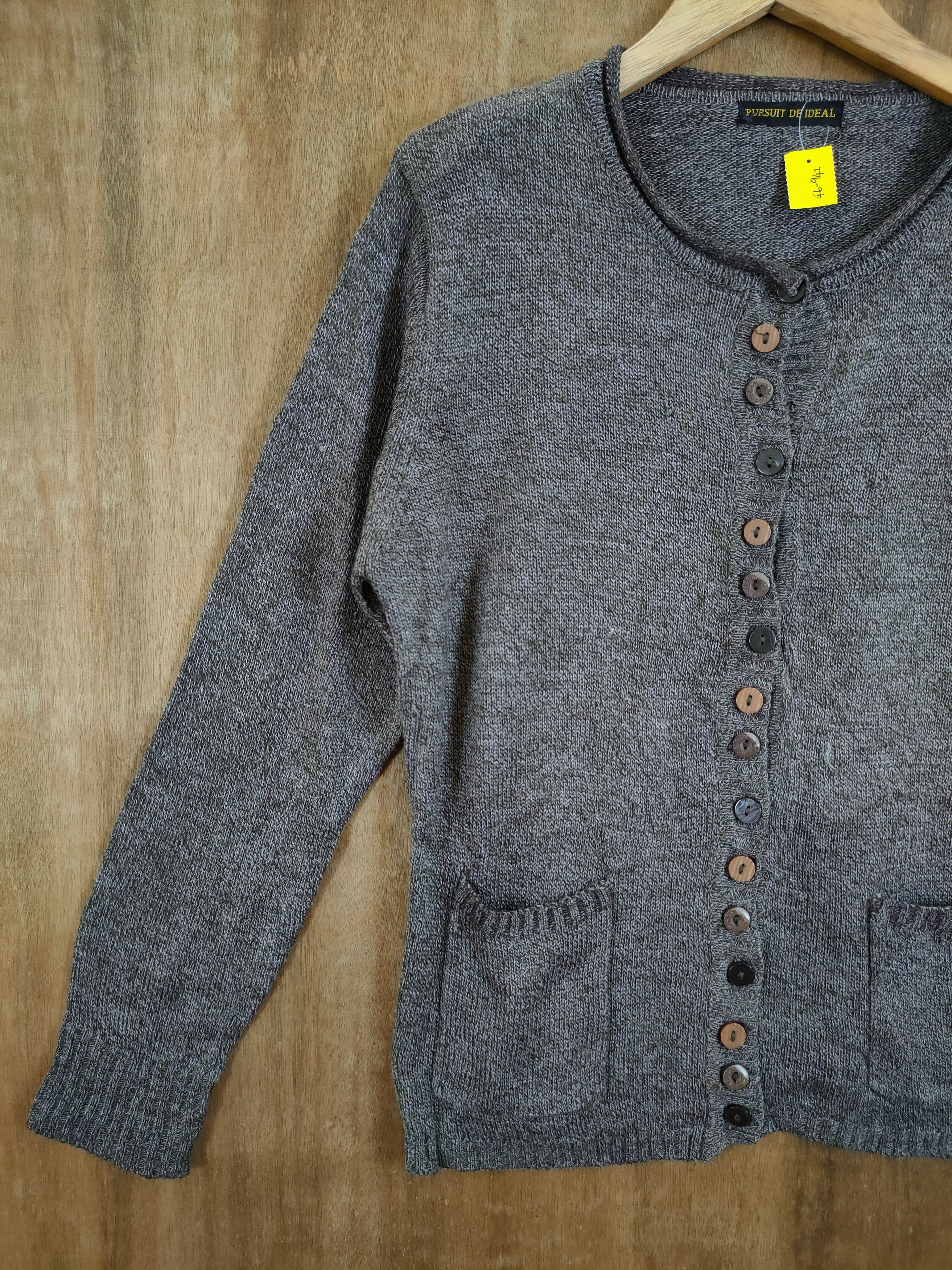 Japanese Brand DL Pursuit De Ideal cardigan knitwear japan #46-942 Size S / US 4 / IT 40 - 2 Thumbnail