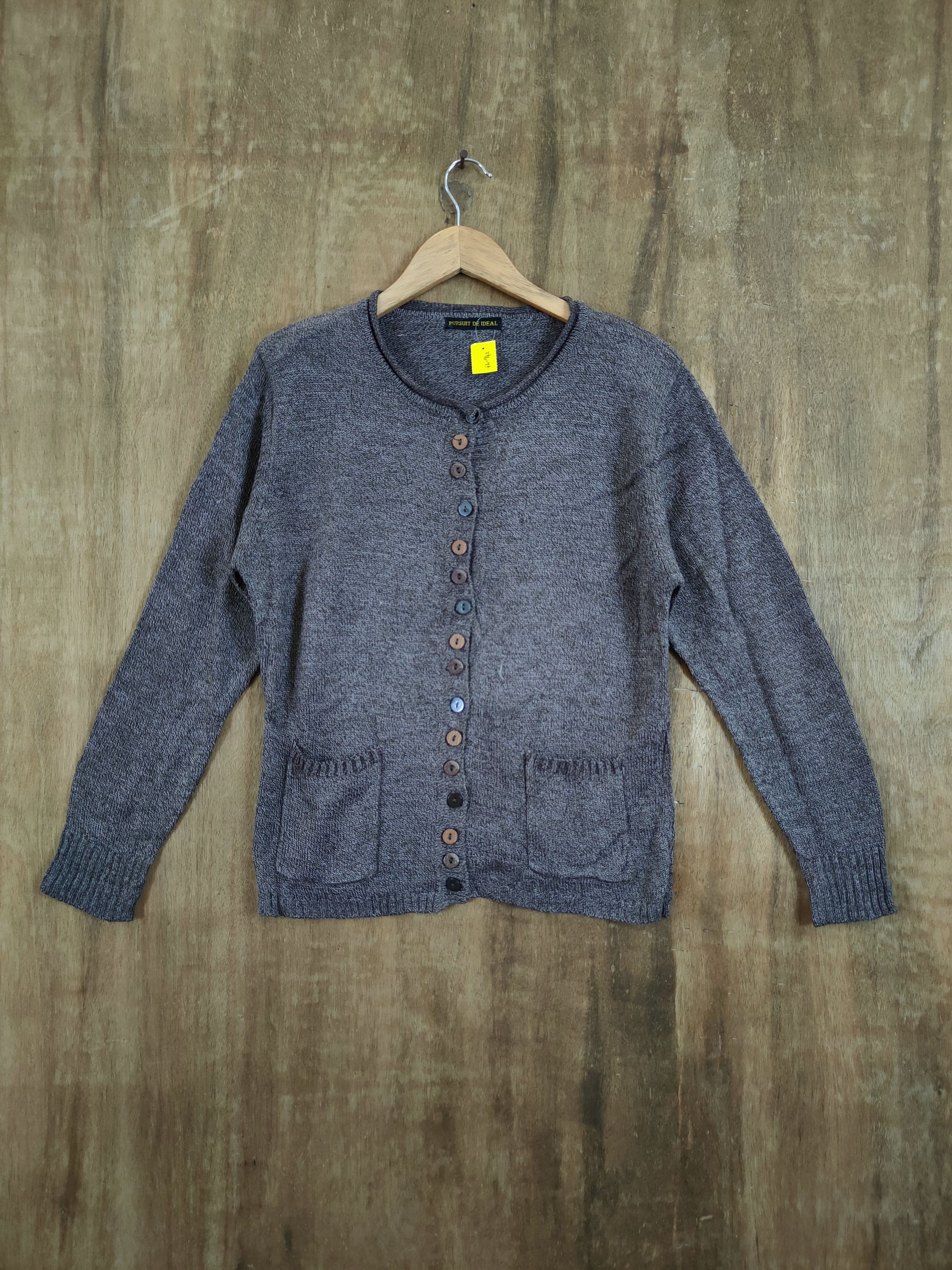 Japanese Brand DL Pursuit De Ideal cardigan knitwear japan #46-942 Size S / US 4 / IT 40 - 1 Thumbnail