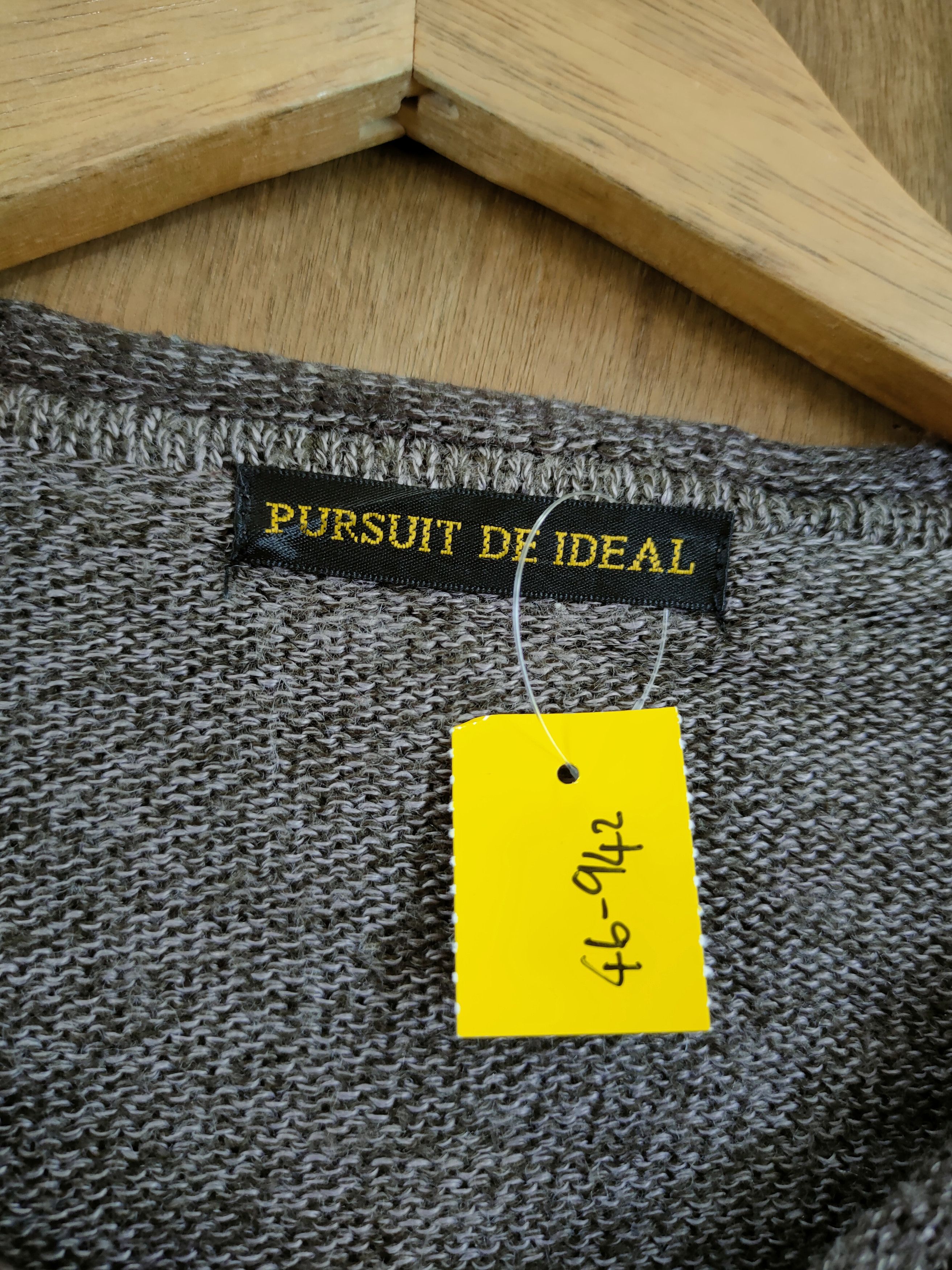 Japanese Brand DL Pursuit De Ideal cardigan knitwear japan #46-942 Size S / US 4 / IT 40 - 4 Thumbnail