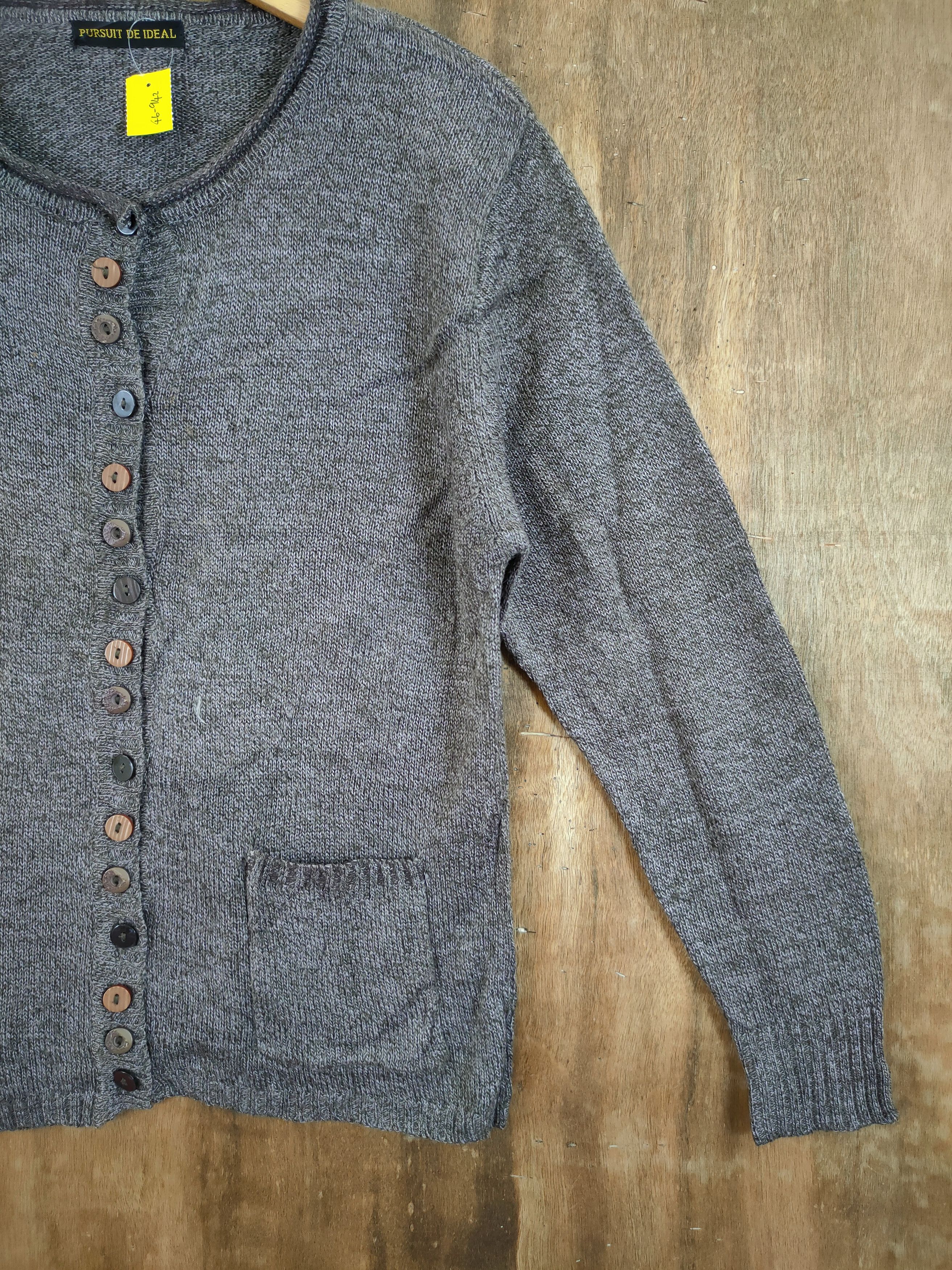 Japanese Brand DL Pursuit De Ideal cardigan knitwear japan #46-942 Size S / US 4 / IT 40 - 3 Thumbnail