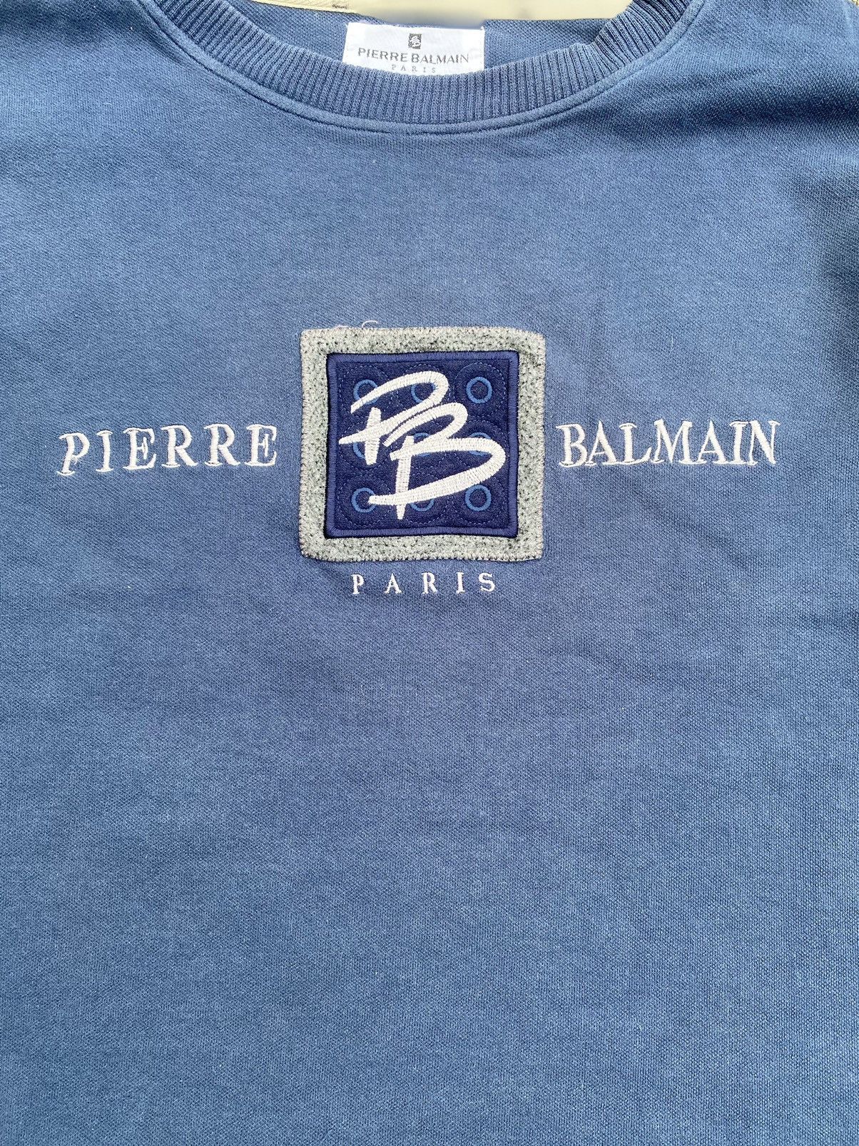 Other Vintage Pierre Balmain Paris Embroidered Crewneck Size US L / EU 52-54 / 3 - 7 Thumbnail