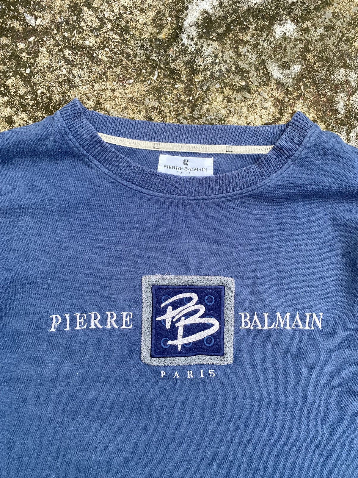 Other Vintage Pierre Balmain Paris Embroidered Crewneck Size US L / EU 52-54 / 3 - 2 Thumbnail