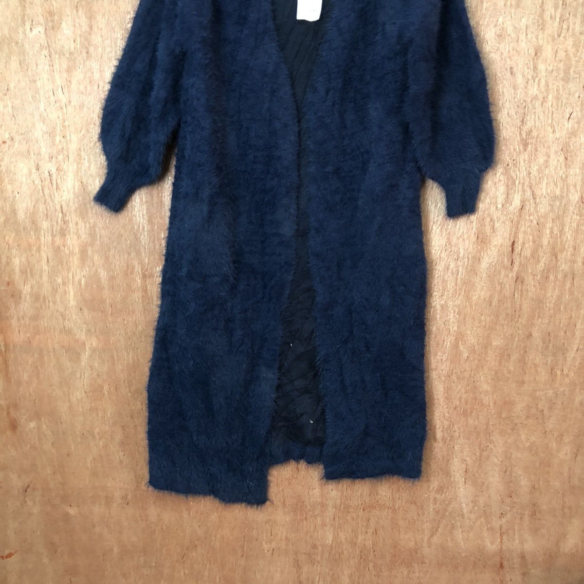 Homespun Knitwear Palamba Long cardigan Shag Shaggy Fur Mohair Knitwear #6449 Size US L / EU 52-54 / 3 - 3 Thumbnail