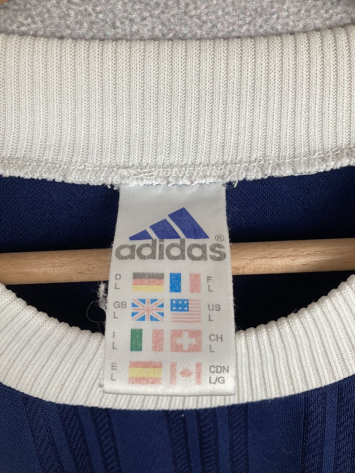 Adidas × Vintage Vintage Adidas 90s Big Logo Retro Size US L / EU 52-54 / 3 - 6 Thumbnail