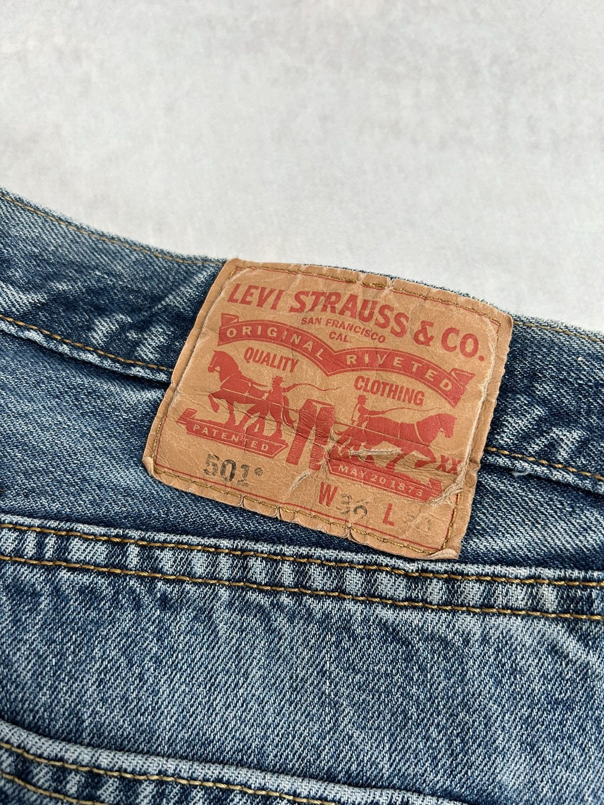 Levi's Vintage Levi’s 501 Denim Pants Skate Rock Punk Size US 36 / EU 52 - 6 Thumbnail