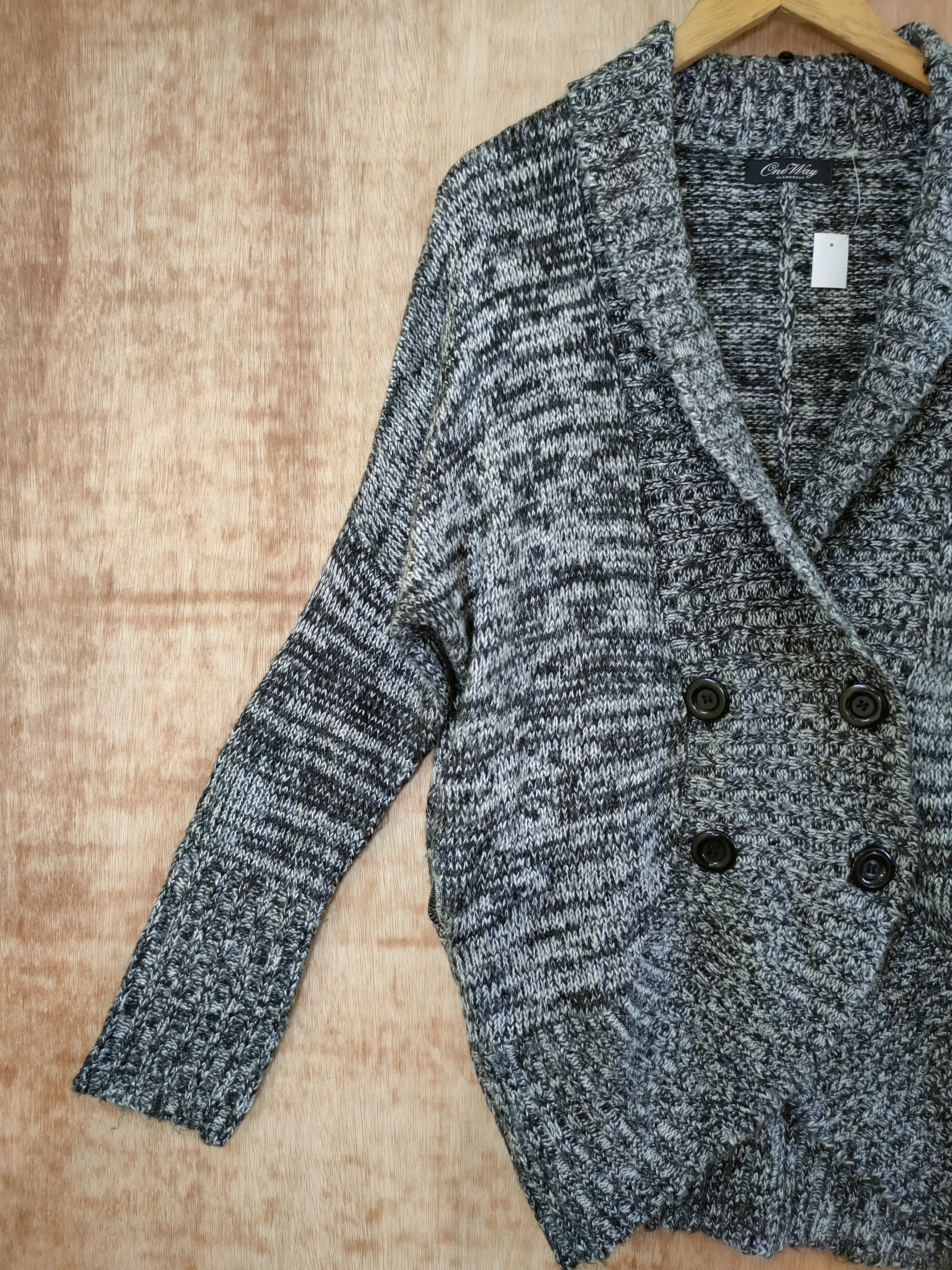 Aran Isles Knitwear × Japanese Brand One way cardigan aran isle knitwear japan #46-592 Size US M / EU 48-50 / 2 - 2 Thumbnail