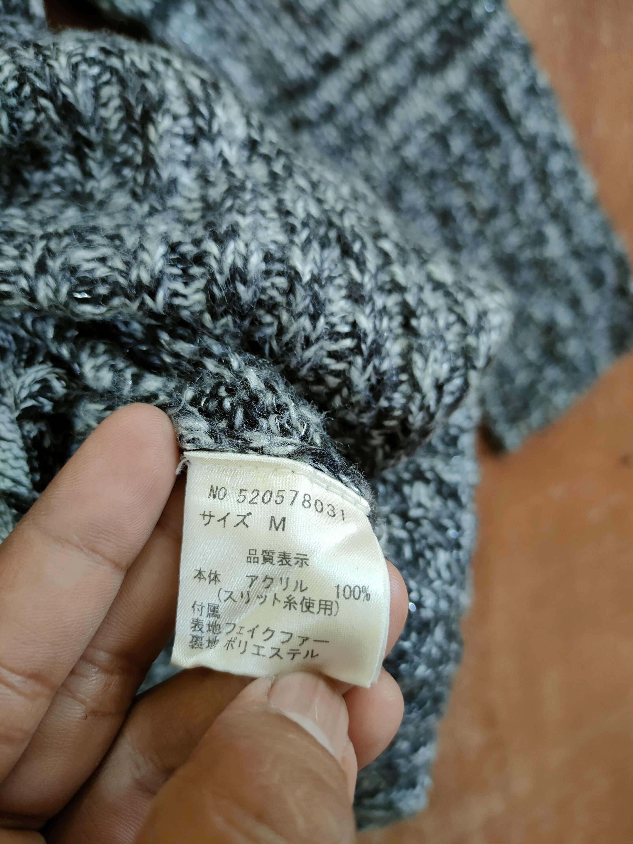 Aran Isles Knitwear × Japanese Brand One way cardigan aran isle knitwear japan #46-592 Size US M / EU 48-50 / 2 - 8 Thumbnail