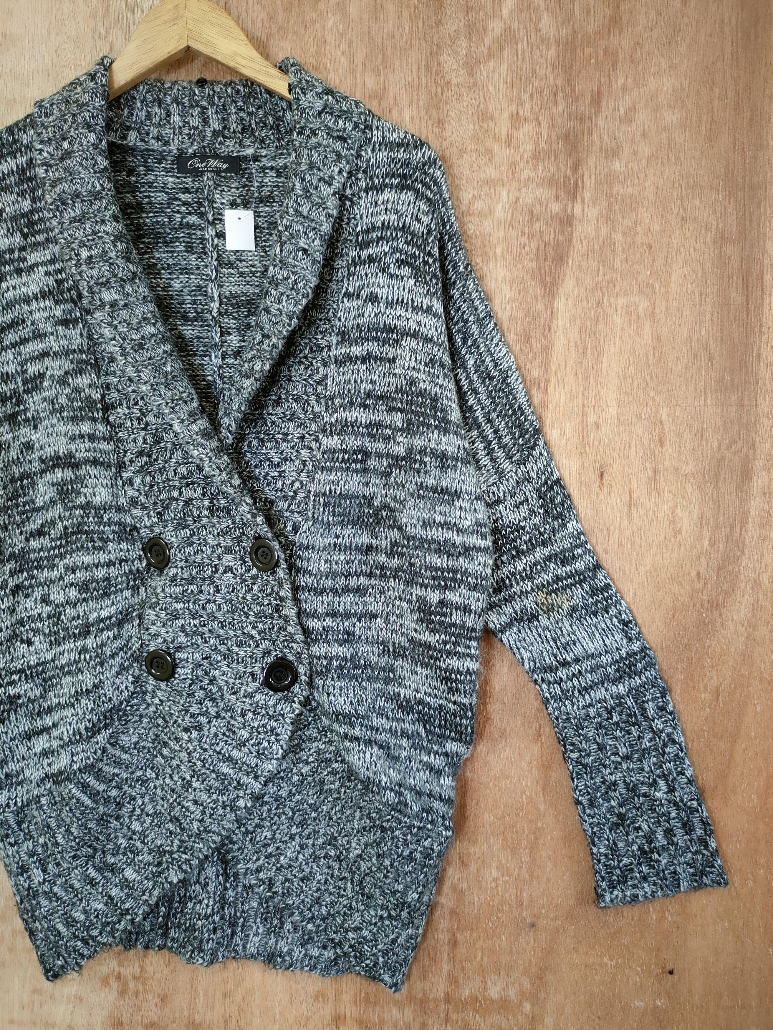 Aran Isles Knitwear × Japanese Brand One way cardigan aran isle knitwear japan #46-592 Size US M / EU 48-50 / 2 - 3 Thumbnail