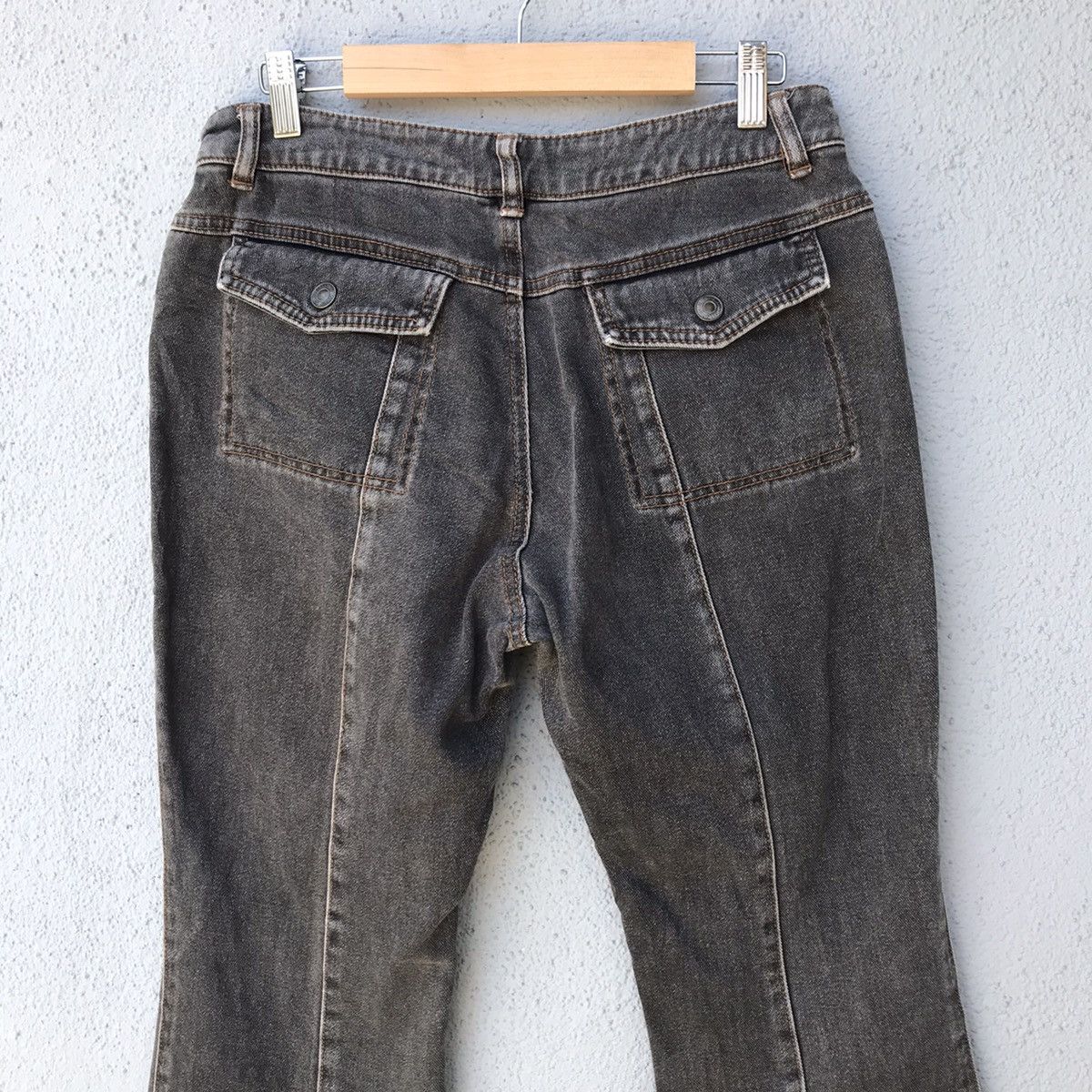 Japanese Brand Vintage Stylebasic Denim Flat Pocket Faded Jeans Size US 29 - 16 Thumbnail