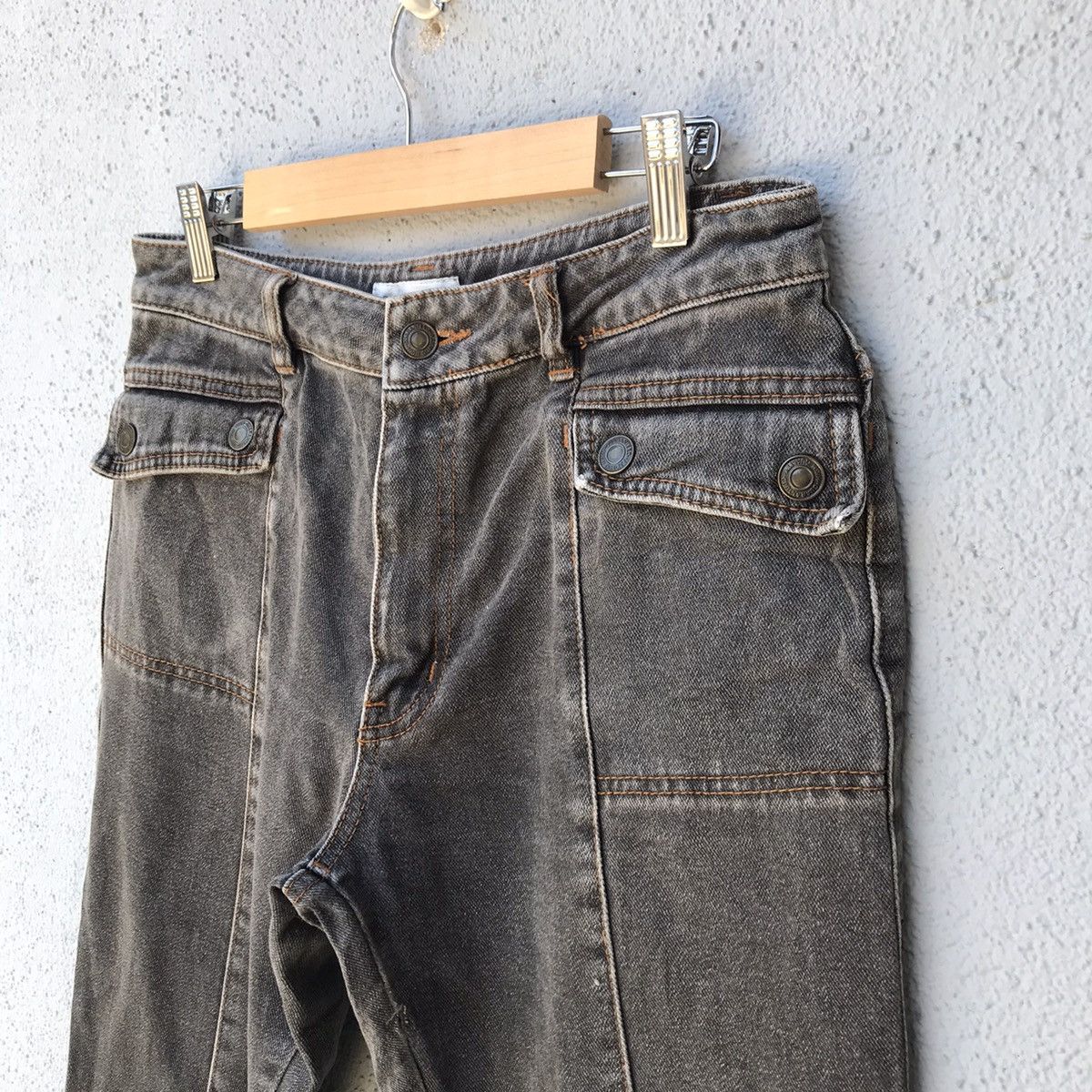 Japanese Brand Vintage Stylebasic Denim Flat Pocket Faded Jeans Size US 29 - 6 Thumbnail