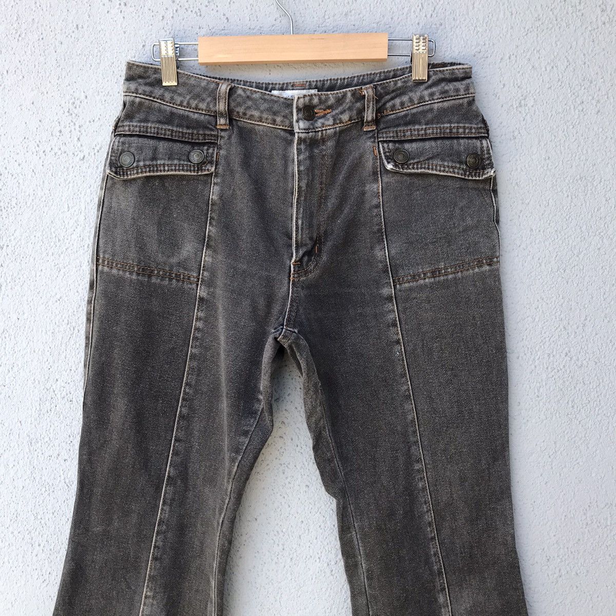 Japanese Brand Vintage Stylebasic Denim Flat Pocket Faded Jeans Size US 29 - 2 Thumbnail
