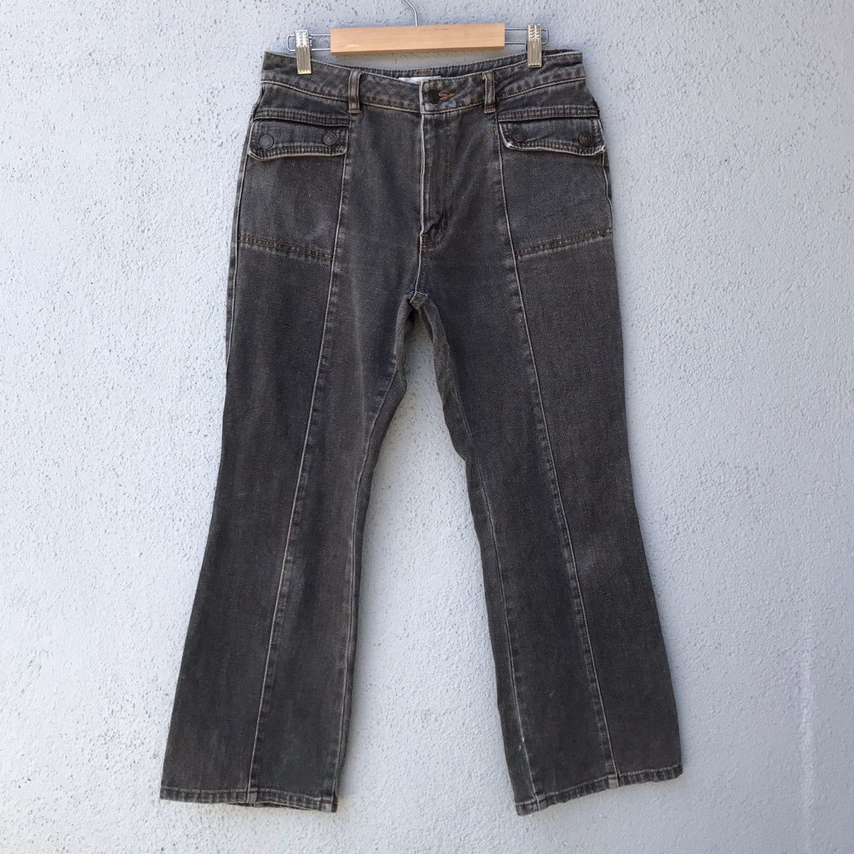 Japanese Brand Vintage Stylebasic Denim Flat Pocket Faded Jeans Size US 29 - 1 Thumbnail