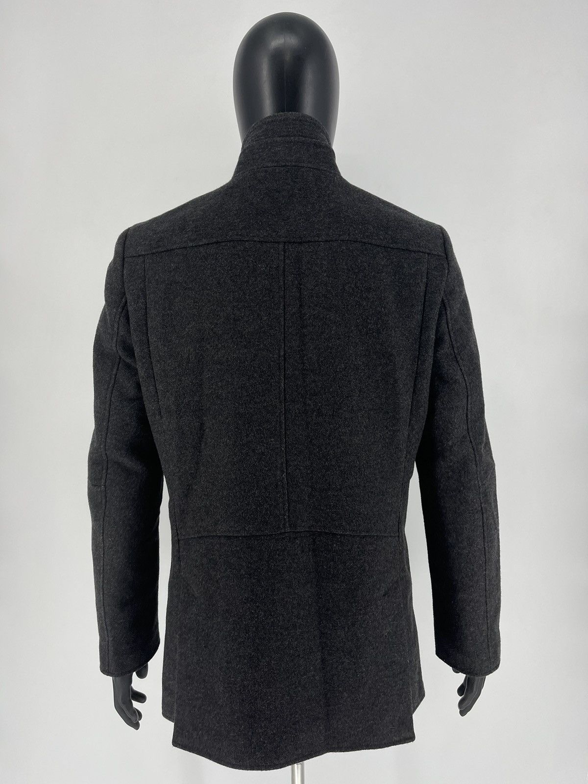 Reiss × Vintage Reiss gray Wool Blend Double Collar Coat L Size US L / EU 52-54 / 3 - 7 Thumbnail