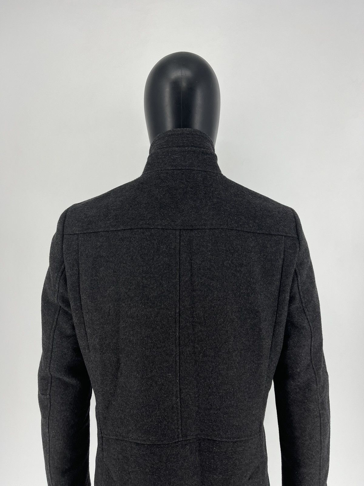 Reiss × Vintage Reiss gray Wool Blend Double Collar Coat L Size US L / EU 52-54 / 3 - 8 Thumbnail
