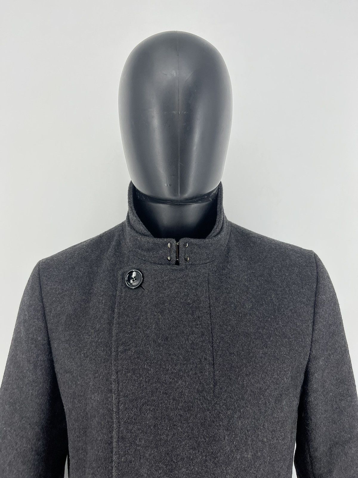 Reiss × Vintage Reiss gray Wool Blend Double Collar Coat L Size US L / EU 52-54 / 3 - 5 Thumbnail
