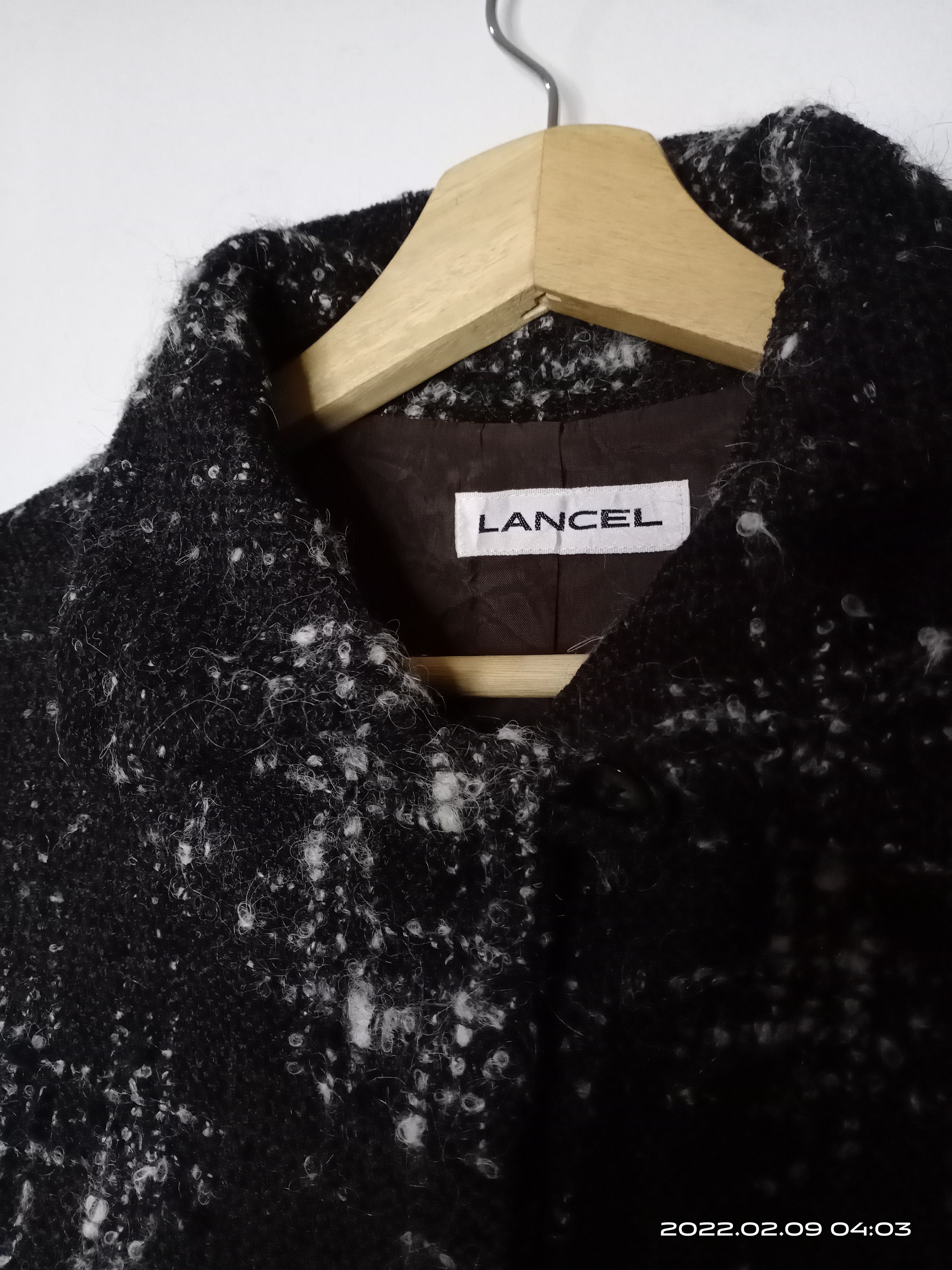Lancel Vintage Lancel Wool Long Jacket Nice Design Size US M / EU 48-50 / 2 - 6 Thumbnail