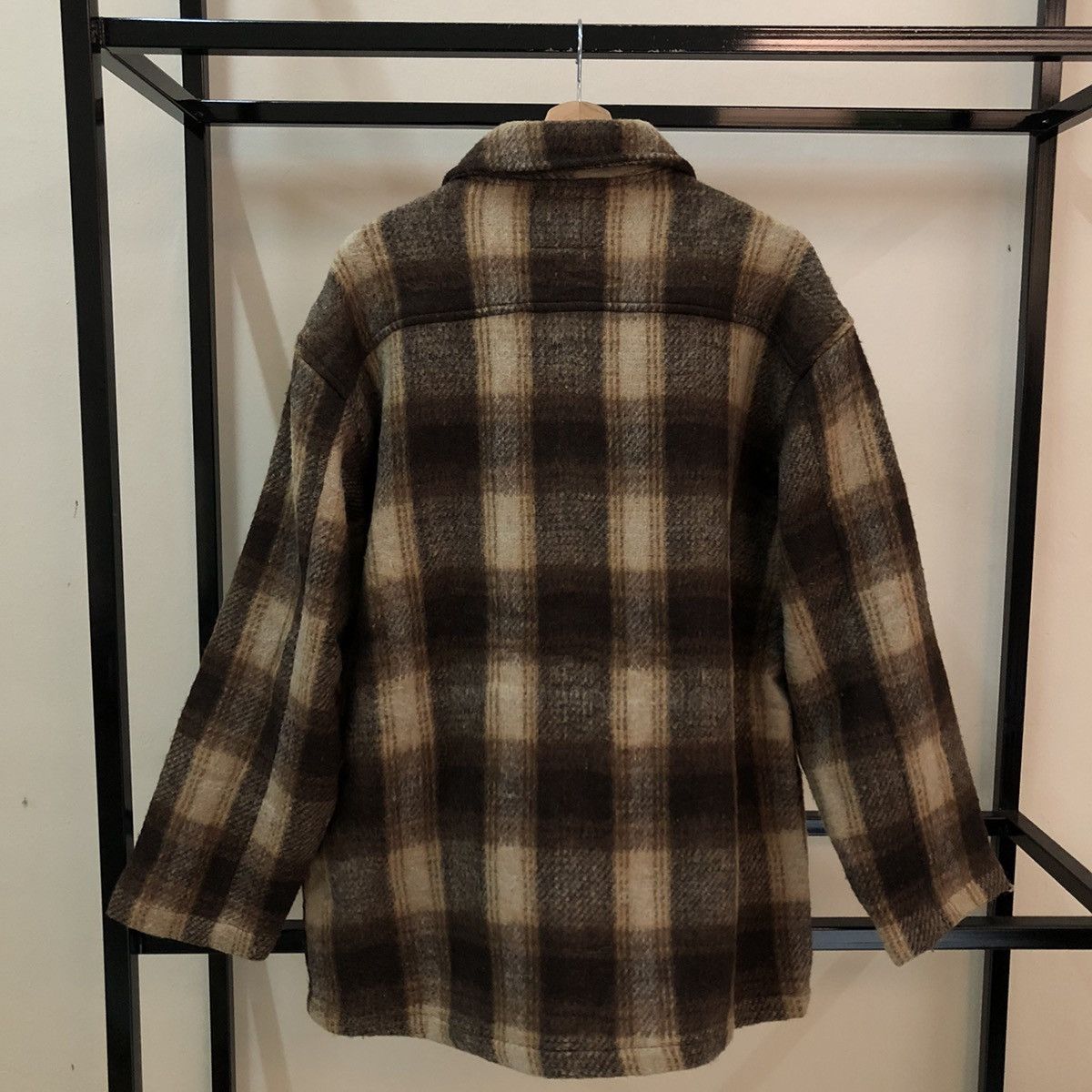 Flannel VINTAGE WOOL FLANNEL JACKET TARTAN DESIGN NEYRIES ACTIVE Size US M / EU 48-50 / 2 - 7 Thumbnail