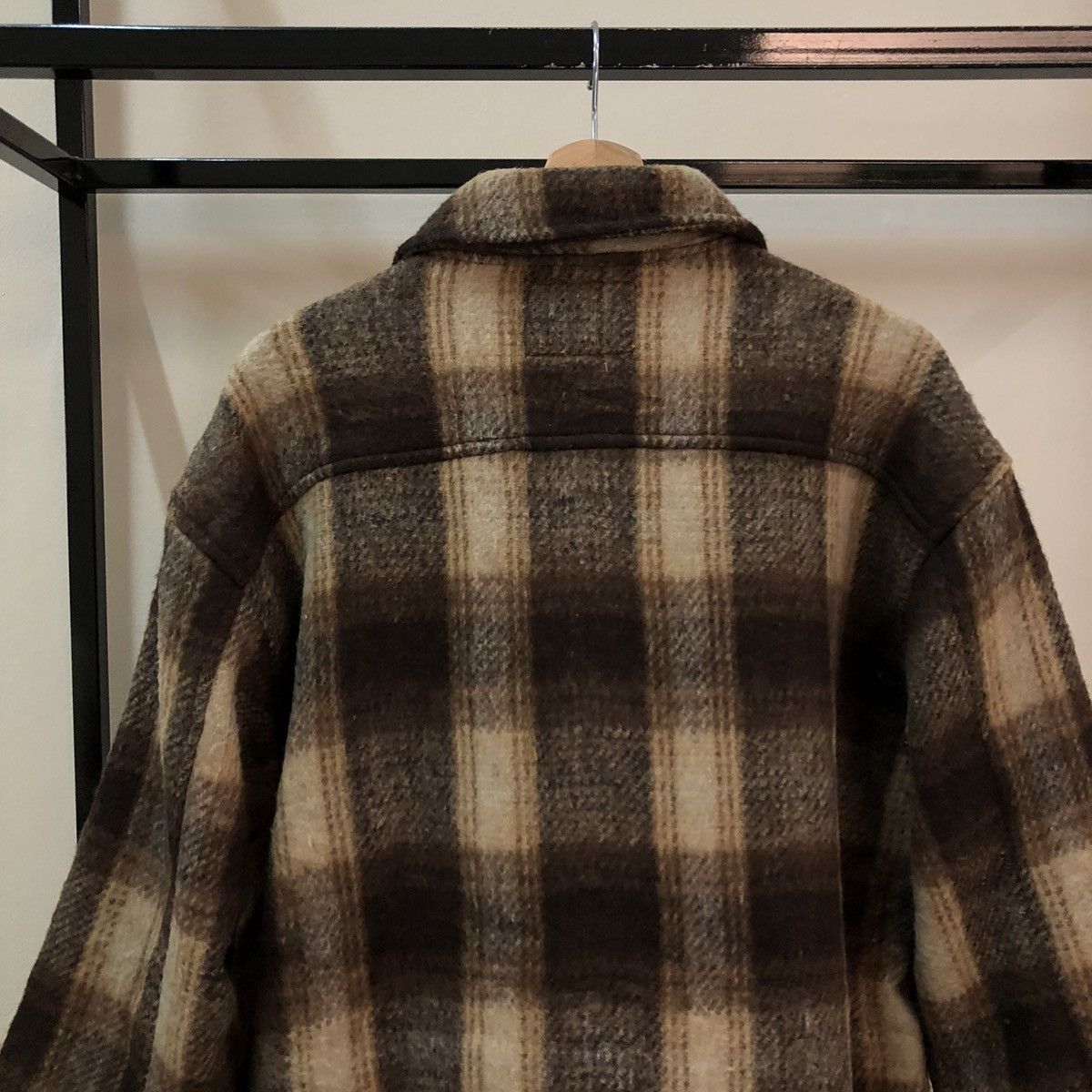 Flannel VINTAGE WOOL FLANNEL JACKET TARTAN DESIGN NEYRIES ACTIVE Size US M / EU 48-50 / 2 - 8 Thumbnail