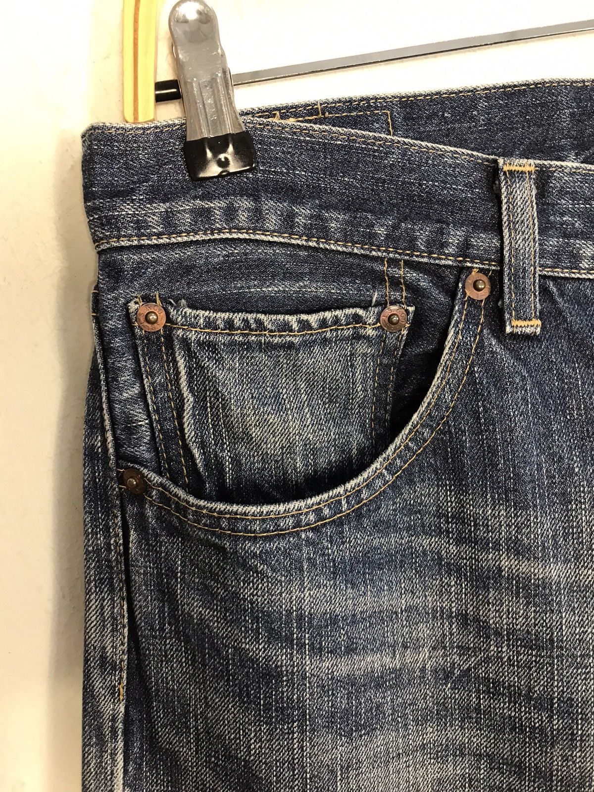 Japanese Brand × Levi's × Vintage Vintage Levi’s Redloop Light Blue Wash Design Jeans Size US 32 / EU 48 - 8 Thumbnail