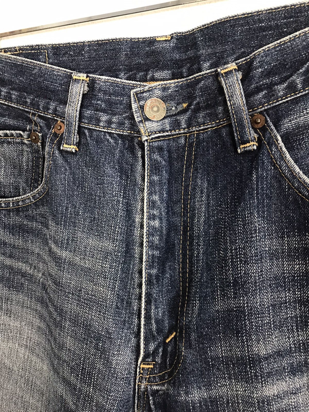 Japanese Brand × Levi's × Vintage Vintage Levi’s Redloop Light Blue Wash Design Jeans Size US 32 / EU 48 - 6 Thumbnail