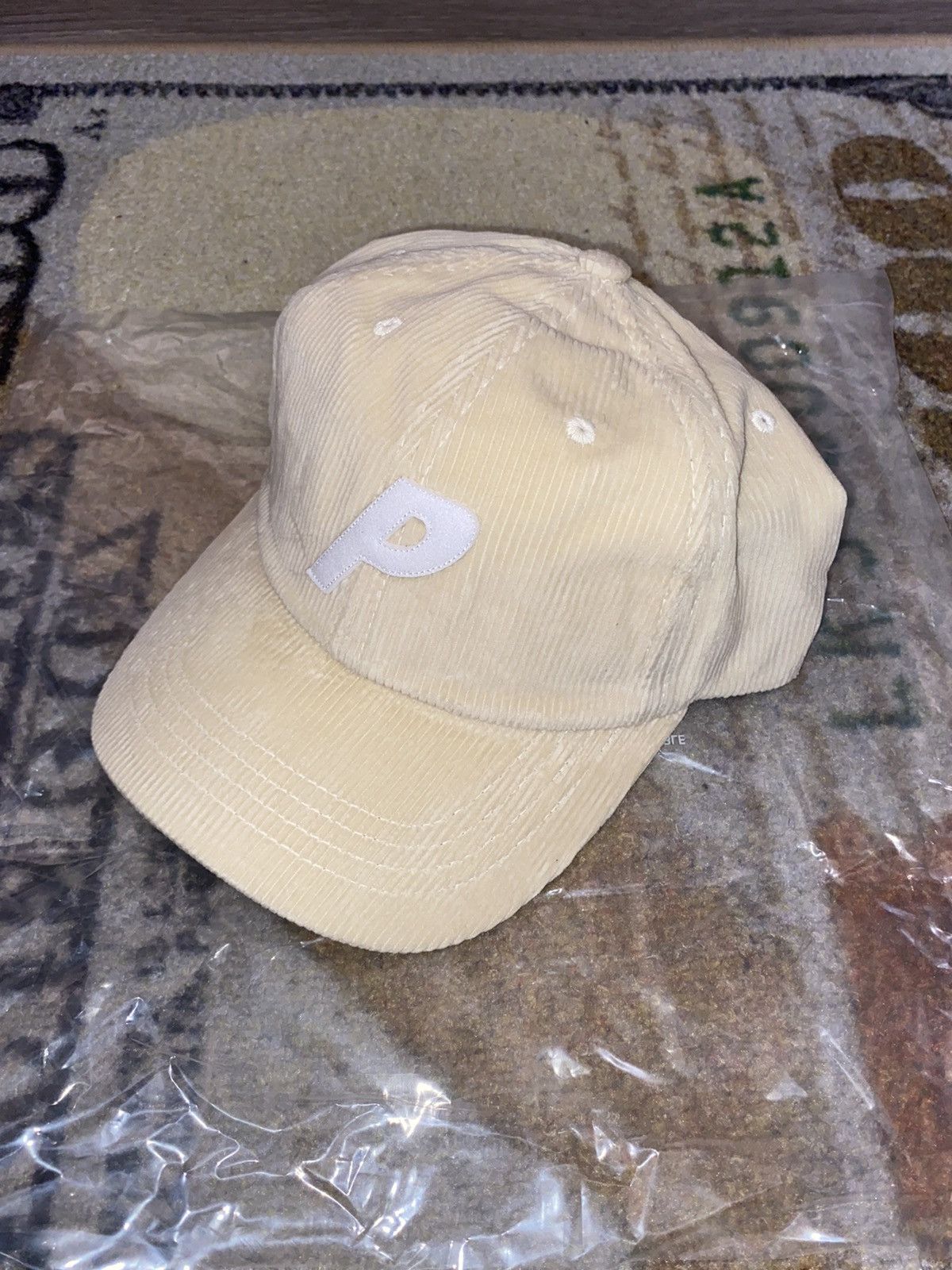 image of Palace Corduroy P 6-Panel in Soft White, Men's