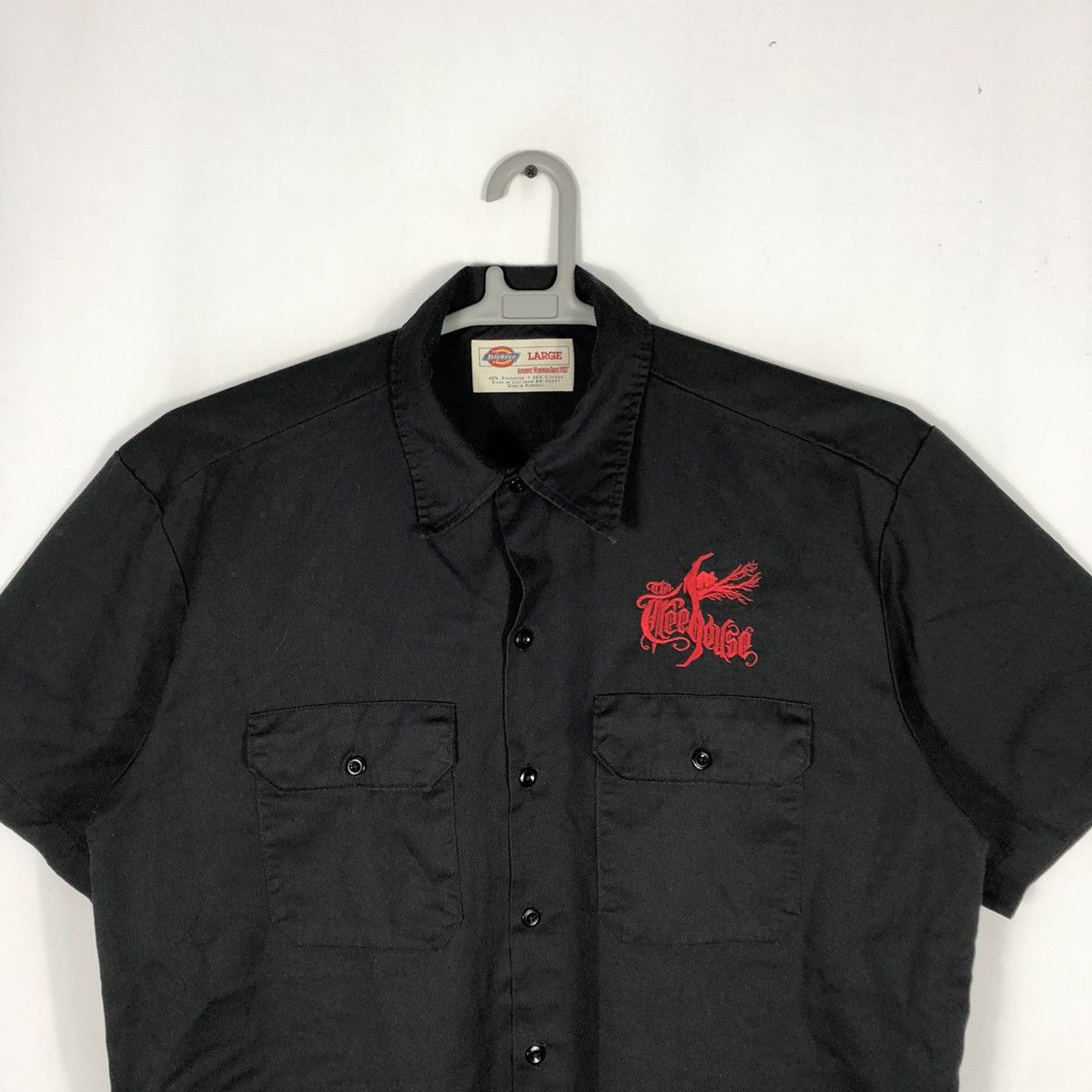 Dickies × Vintage Vintage Dickies X The Three House Worker Styles Button Shirt Size US XL / EU 56 / 4 - 2 Thumbnail