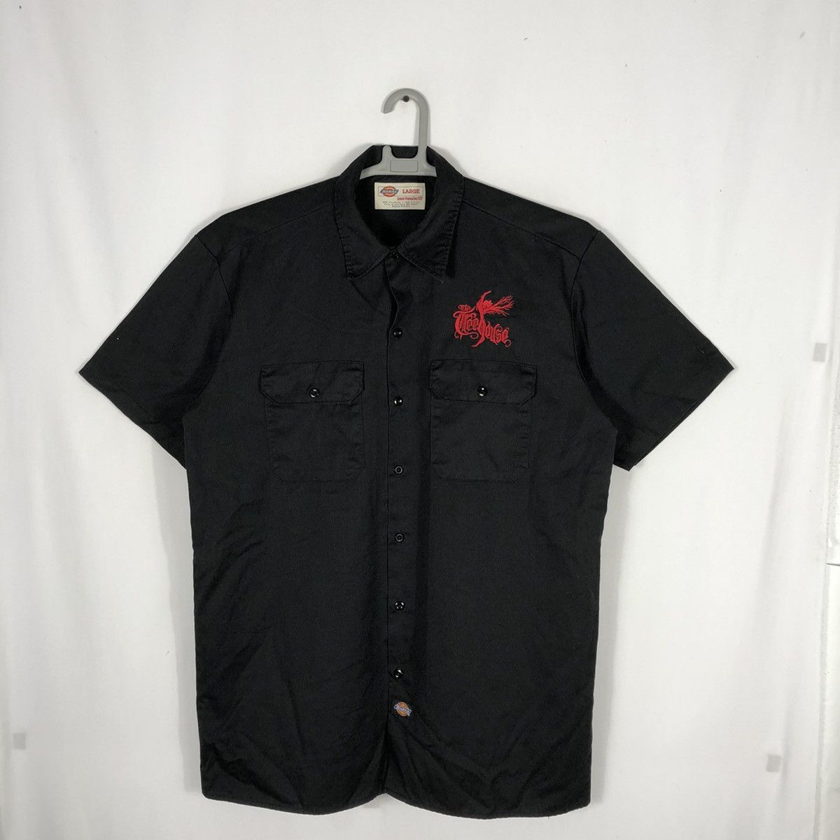Dickies × Vintage Vintage Dickies X The Three House Worker Styles Button Shirt Size US XL / EU 56 / 4 - 1 Thumbnail