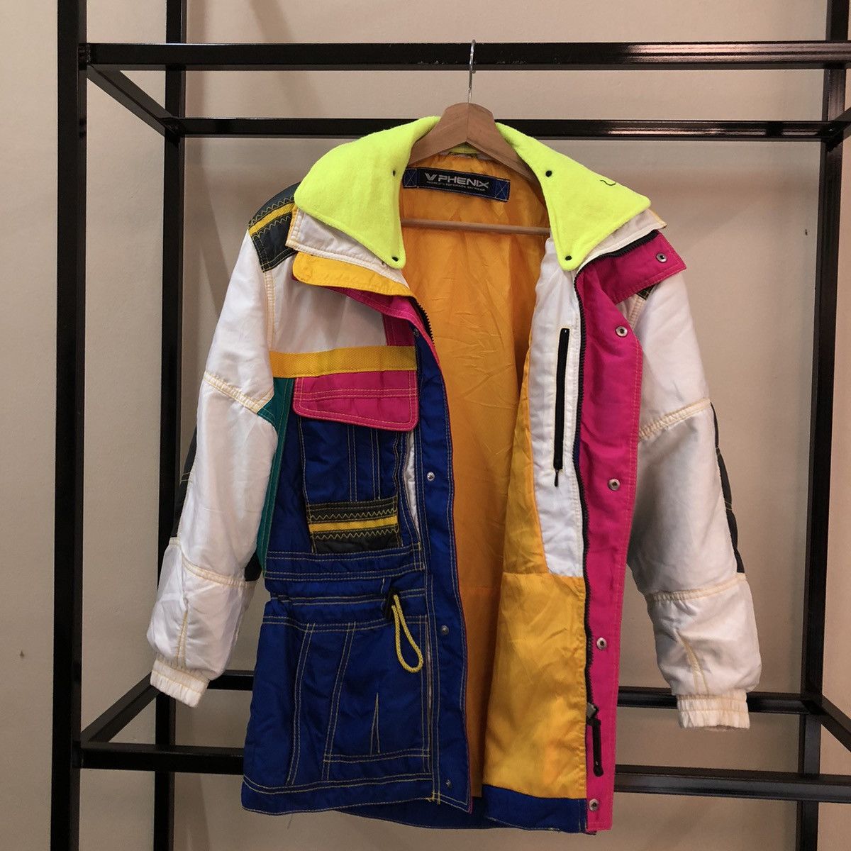 Japanese Brand VINTAGE PHENIX MULTI COLOUR SKI JACKET PARACHUTE DESIGN Size US S / EU 44-46 / 1 - 10 Thumbnail