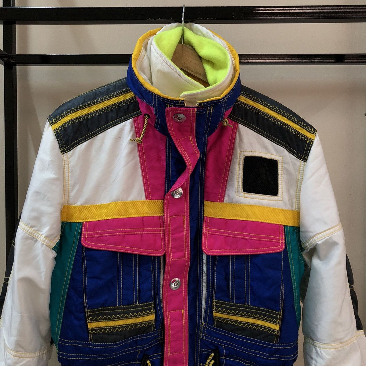 Japanese Brand VINTAGE PHENIX MULTI COLOUR SKI JACKET PARACHUTE DESIGN Size US S / EU 44-46 / 1 - 2 Thumbnail