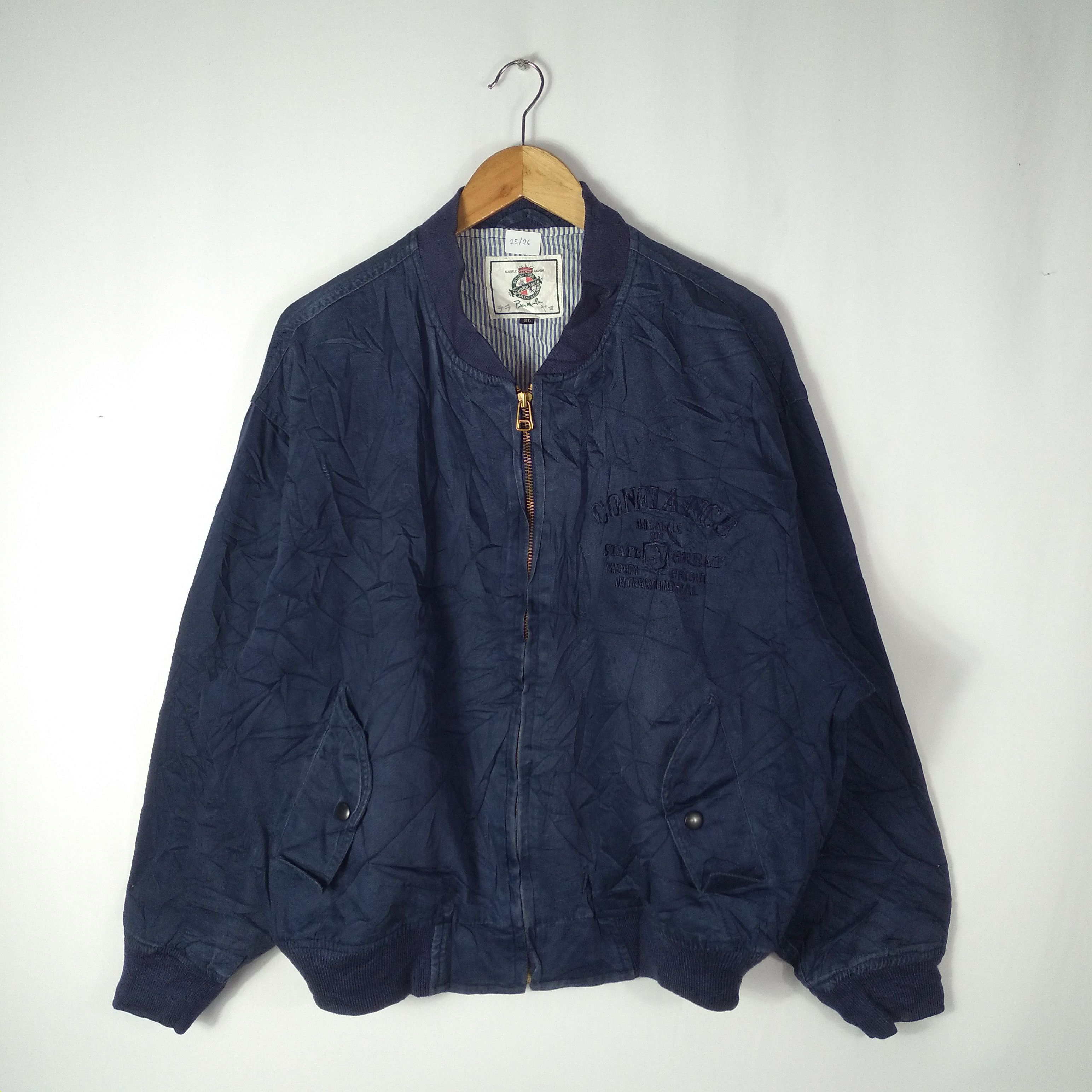 Japanese Brand × Vintage Vintage Japanese Embroidery Zipper Varsity Jacket Size US L / EU 52-54 / 3 - 1 Thumbnail