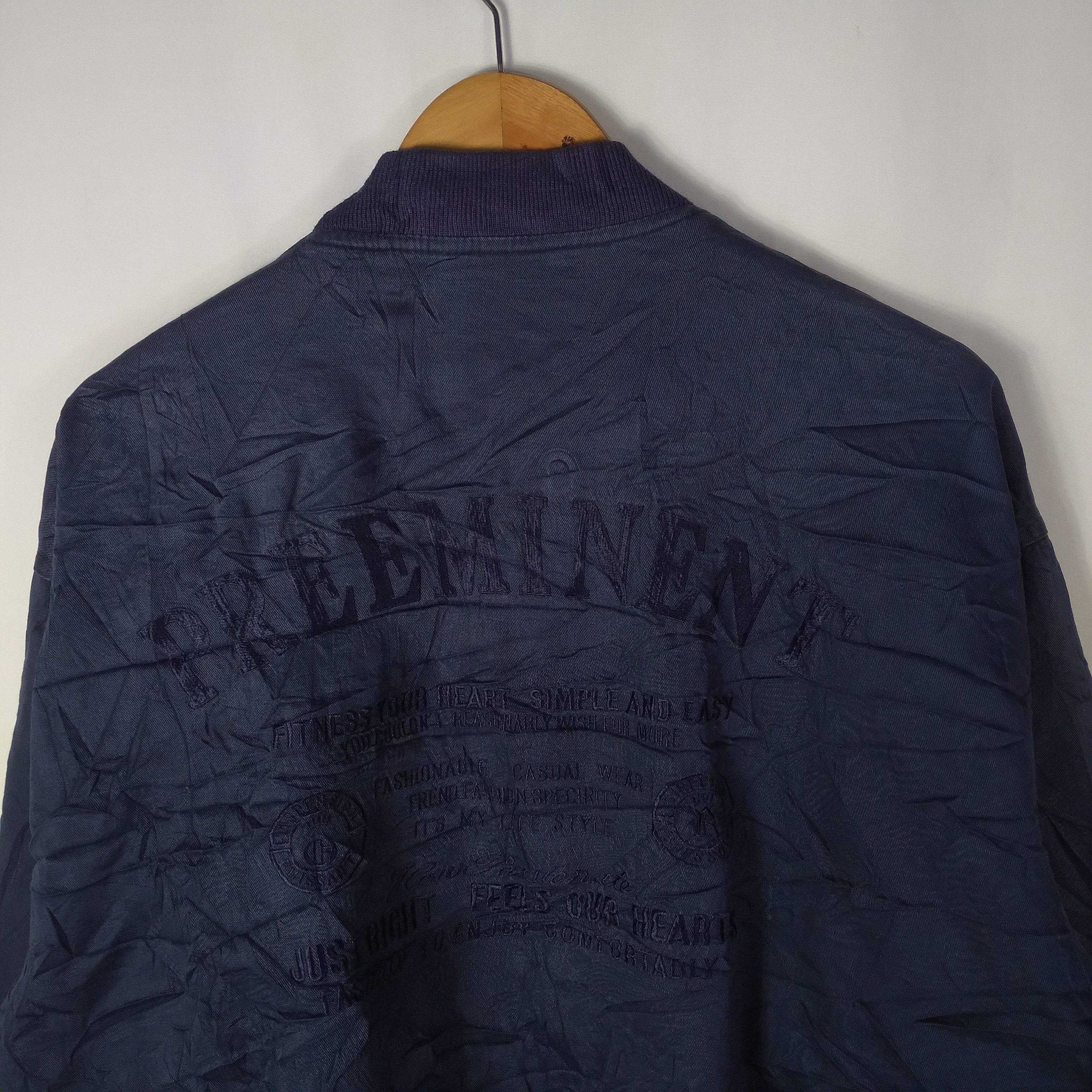 Japanese Brand × Vintage Vintage Japanese Embroidery Zipper Varsity Jacket Size US L / EU 52-54 / 3 - 16 Thumbnail
