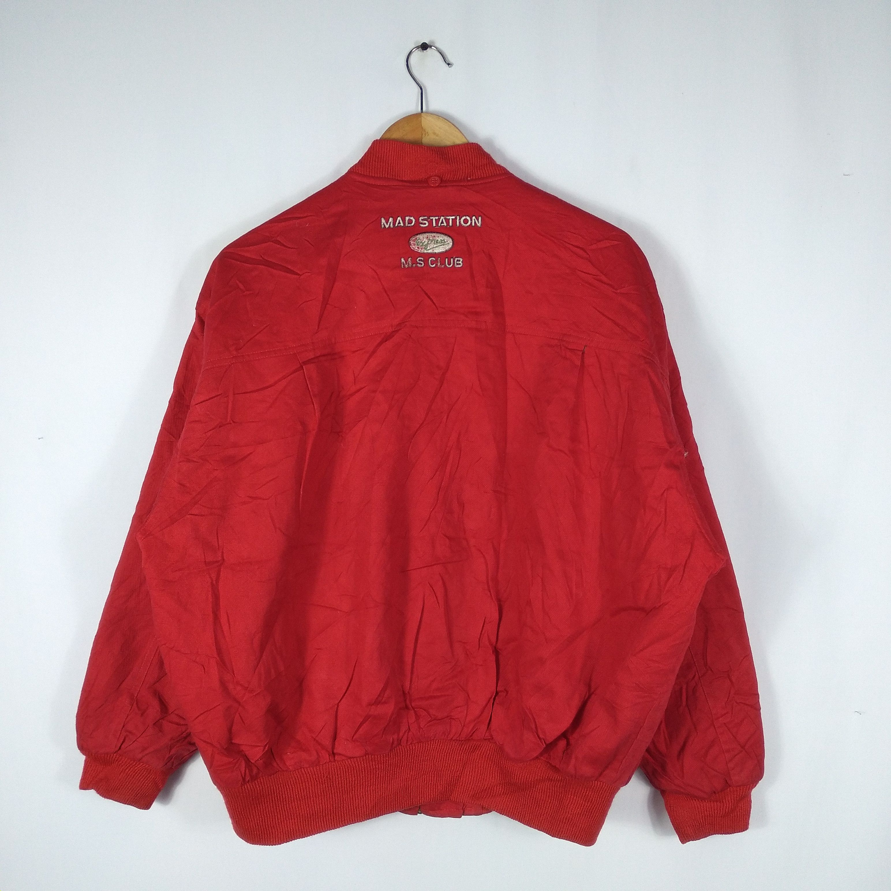 Japanese Brand × Vintage Vintage Mad Station MS Club Zipper Varsity Styles Jacket Size US M / EU 48-50 / 2 - 12 Thumbnail