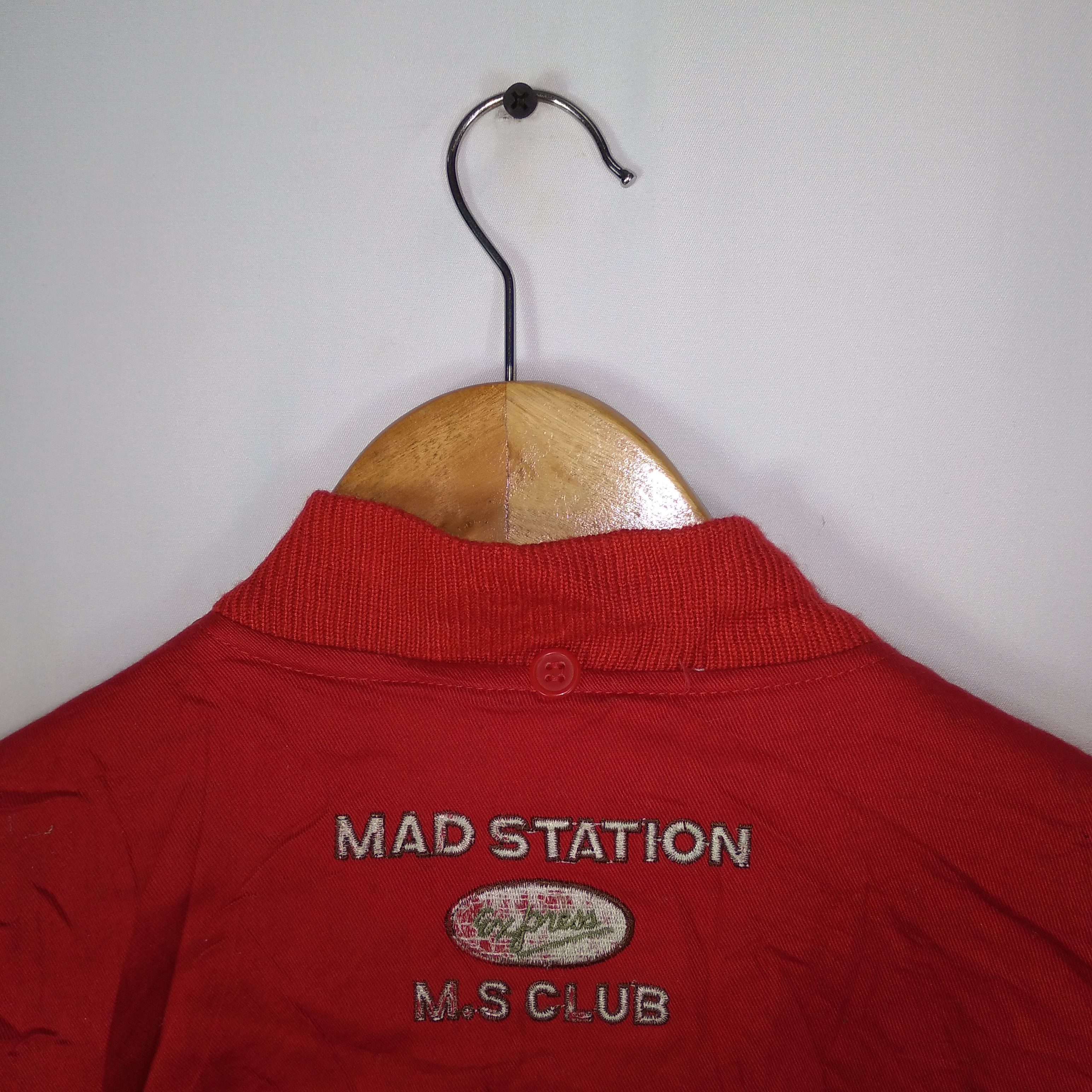 Japanese Brand × Vintage Vintage Mad Station MS Club Zipper Varsity Styles Jacket Size US M / EU 48-50 / 2 - 13 Thumbnail