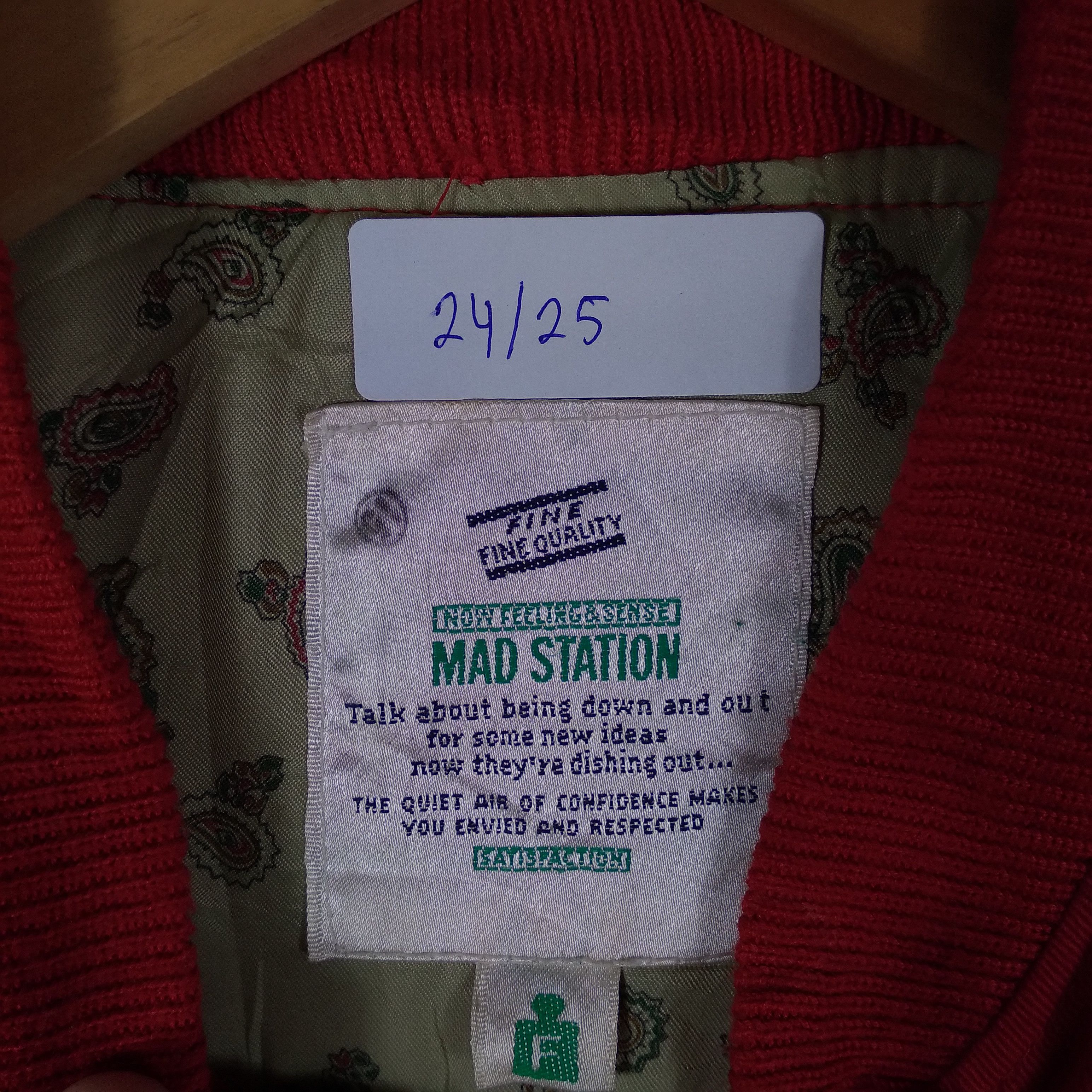 Japanese Brand × Vintage Vintage Mad Station MS Club Zipper Varsity Styles Jacket Size US M / EU 48-50 / 2 - 11 Thumbnail