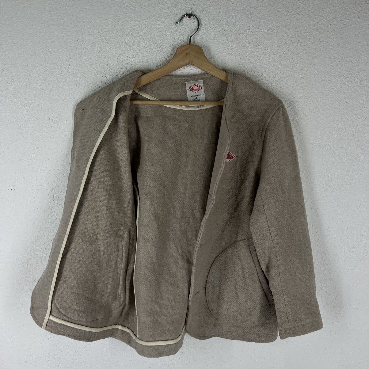 Danton VINTGE WOOL JACKET DANTON JAPAN ISSEY MIYAKE STYLE Size US S / EU 44-46 / 1 - 7 Thumbnail