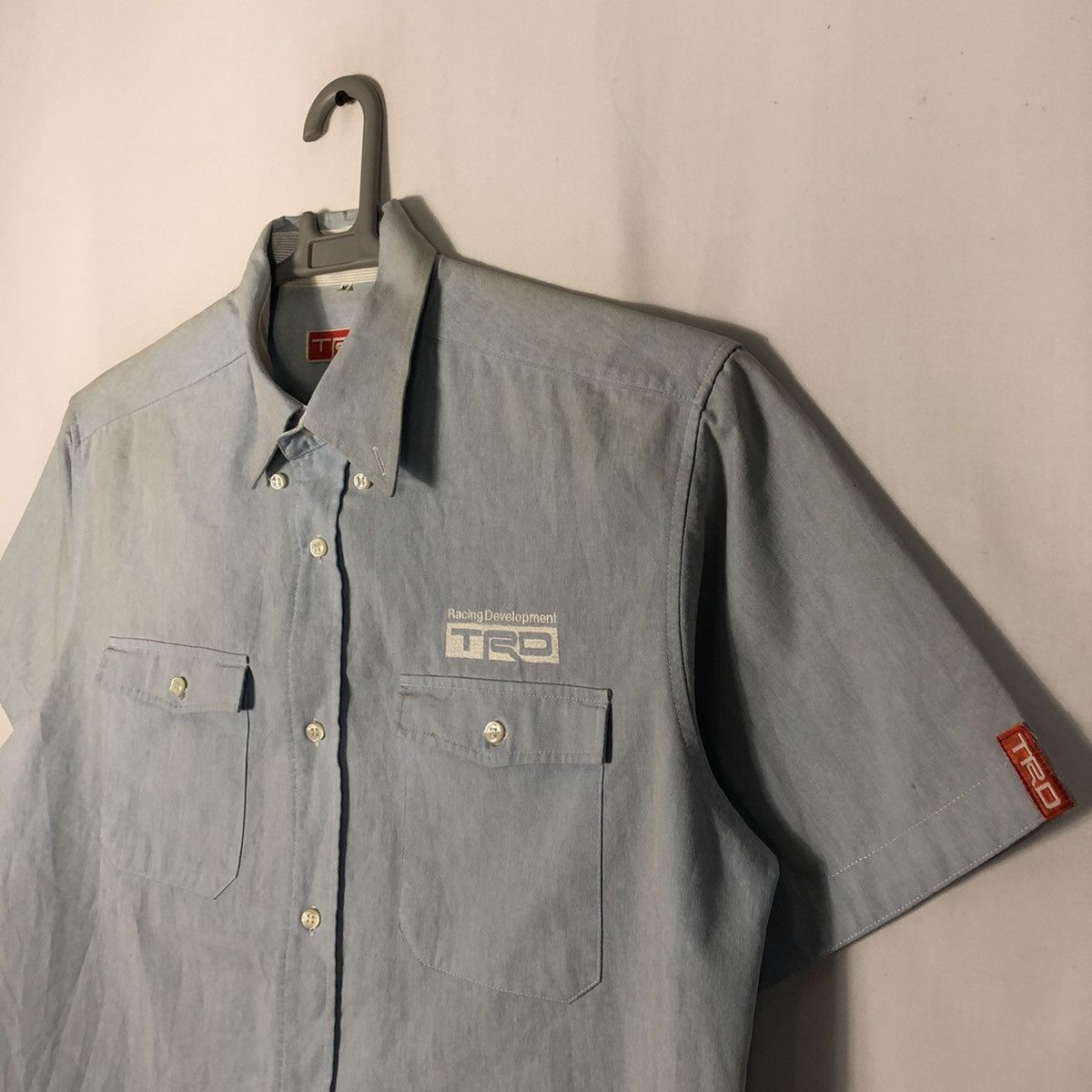 Japanese Brand × Sports Specialties 🔥Rare🔥TRD Racing Development Pockets Buttons Workers Shirts Size US L / EU 52-54 / 3 - 6 Thumbnail