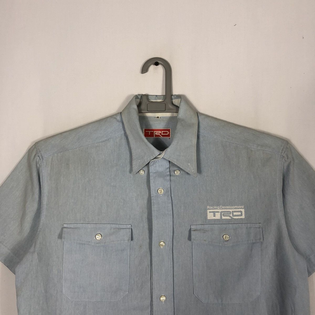 Japanese Brand × Sports Specialties 🔥Rare🔥TRD Racing Development Pockets Buttons Workers Shirts Size US L / EU 52-54 / 3 - 2 Thumbnail
