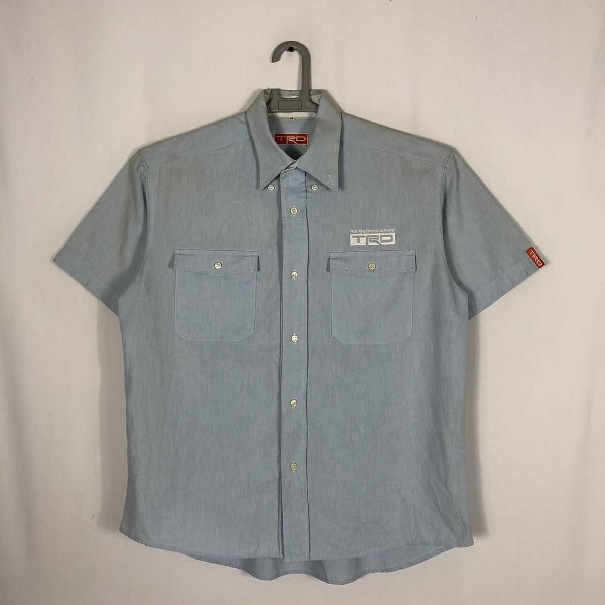 Japanese Brand × Sports Specialties 🔥Rare🔥TRD Racing Development Pockets Buttons Workers Shirts Size US L / EU 52-54 / 3 - 1 Thumbnail