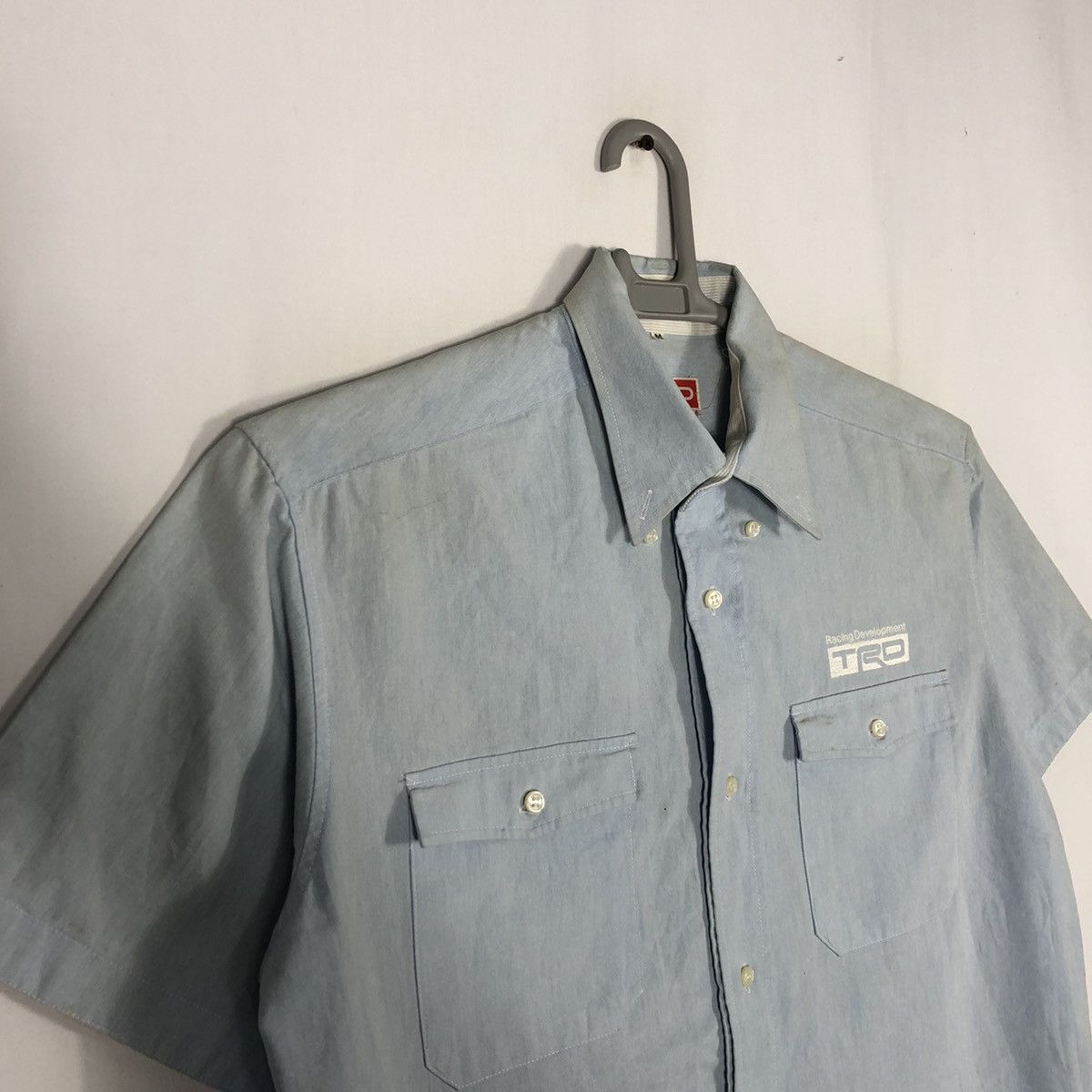 Japanese Brand × Sports Specialties 🔥Rare🔥TRD Racing Development Pockets Buttons Workers Shirts Size US L / EU 52-54 / 3 - 8 Thumbnail