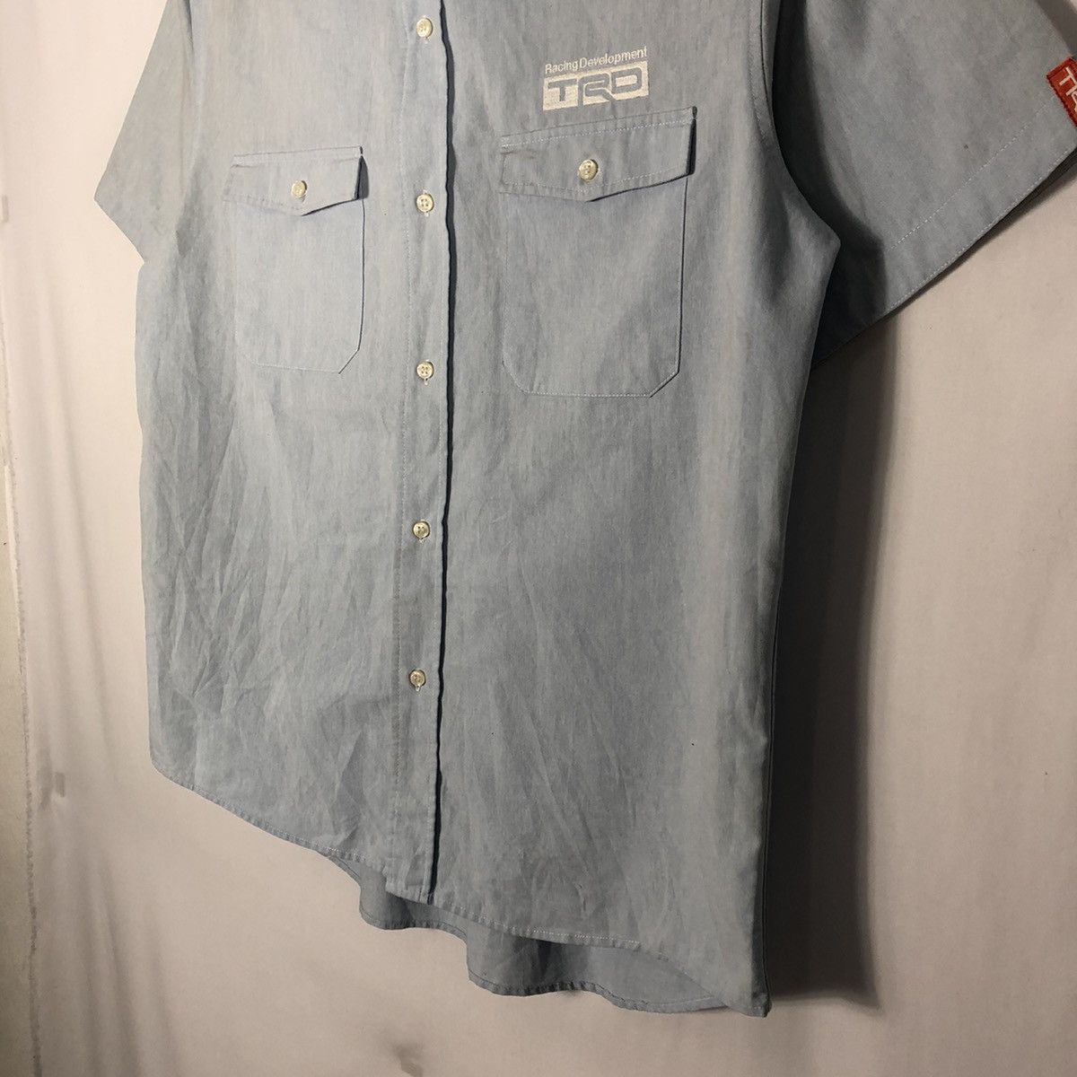 Japanese Brand × Sports Specialties 🔥Rare🔥TRD Racing Development Pockets Buttons Workers Shirts Size US L / EU 52-54 / 3 - 7 Thumbnail