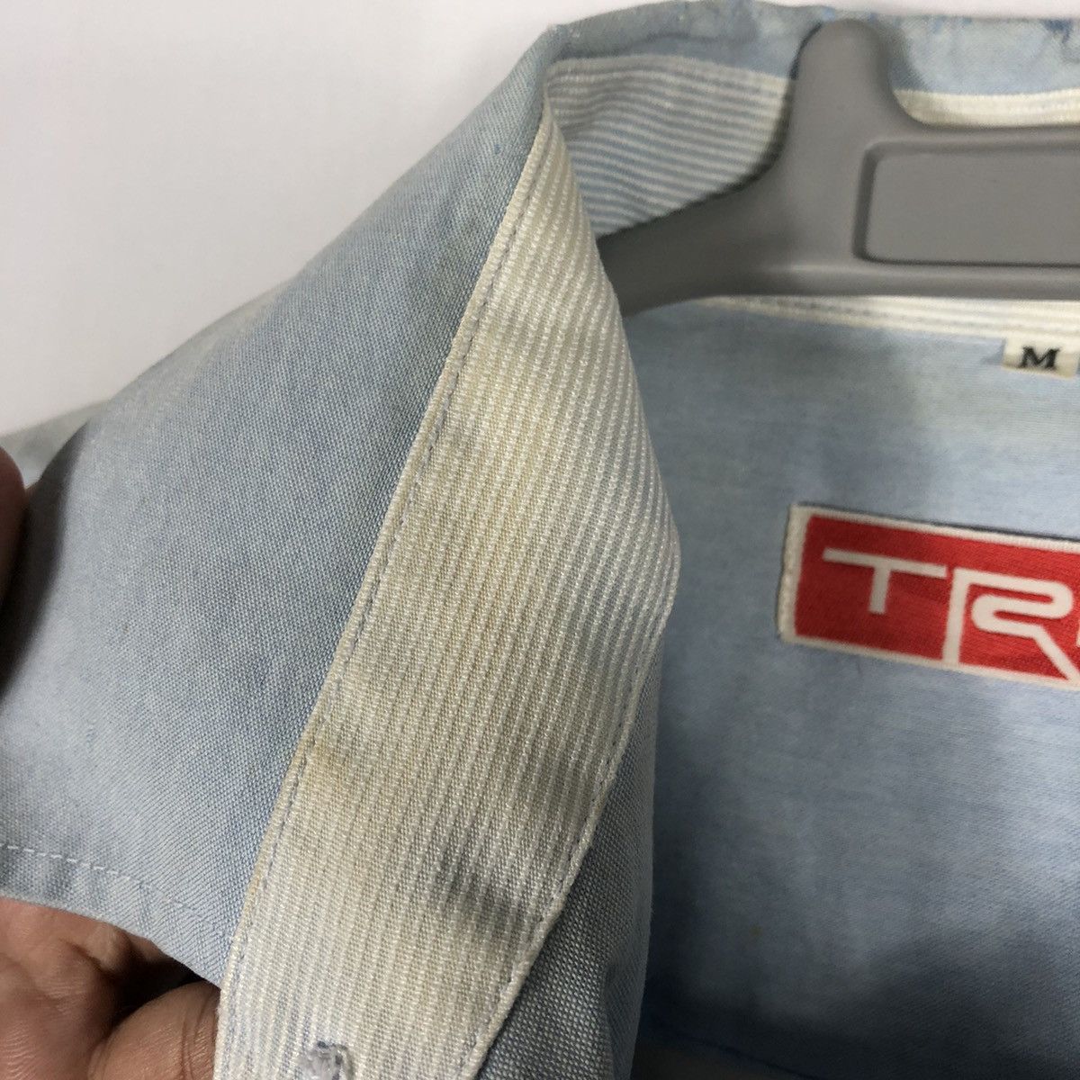 Japanese Brand × Sports Specialties 🔥Rare🔥TRD Racing Development Pockets Buttons Workers Shirts Size US L / EU 52-54 / 3 - 17 Thumbnail