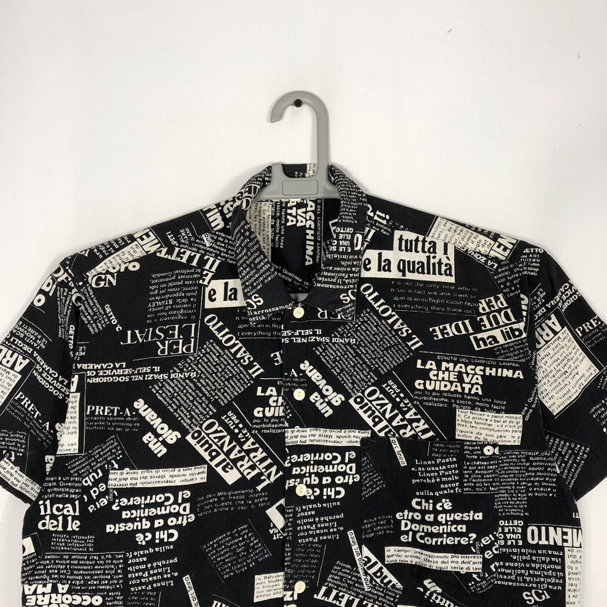 Japanese Brand × Vintage 🔥Sick🔥The Runabout La Macchina Over Print Button Shirts Size US L / EU 52-54 / 3 - 2 Thumbnail