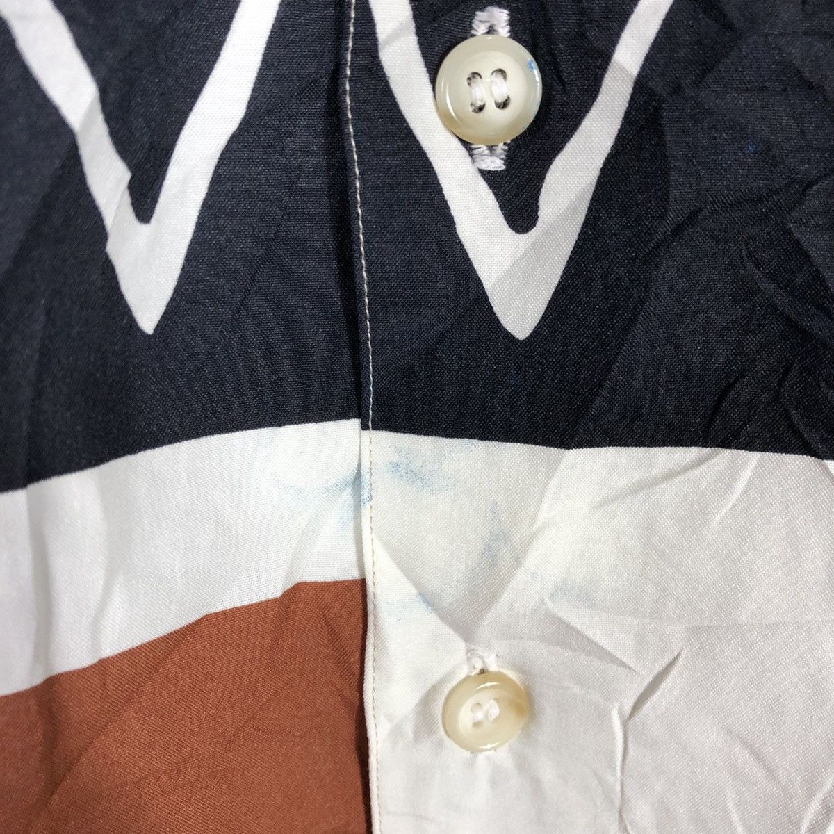 Designer × Japanese Brand × Vintage 🔥Sick🔥Raves Pour Homme Habitat Flora Luxury Buttons Shirts Size US L / EU 52-54 / 3 - 11 Thumbnail