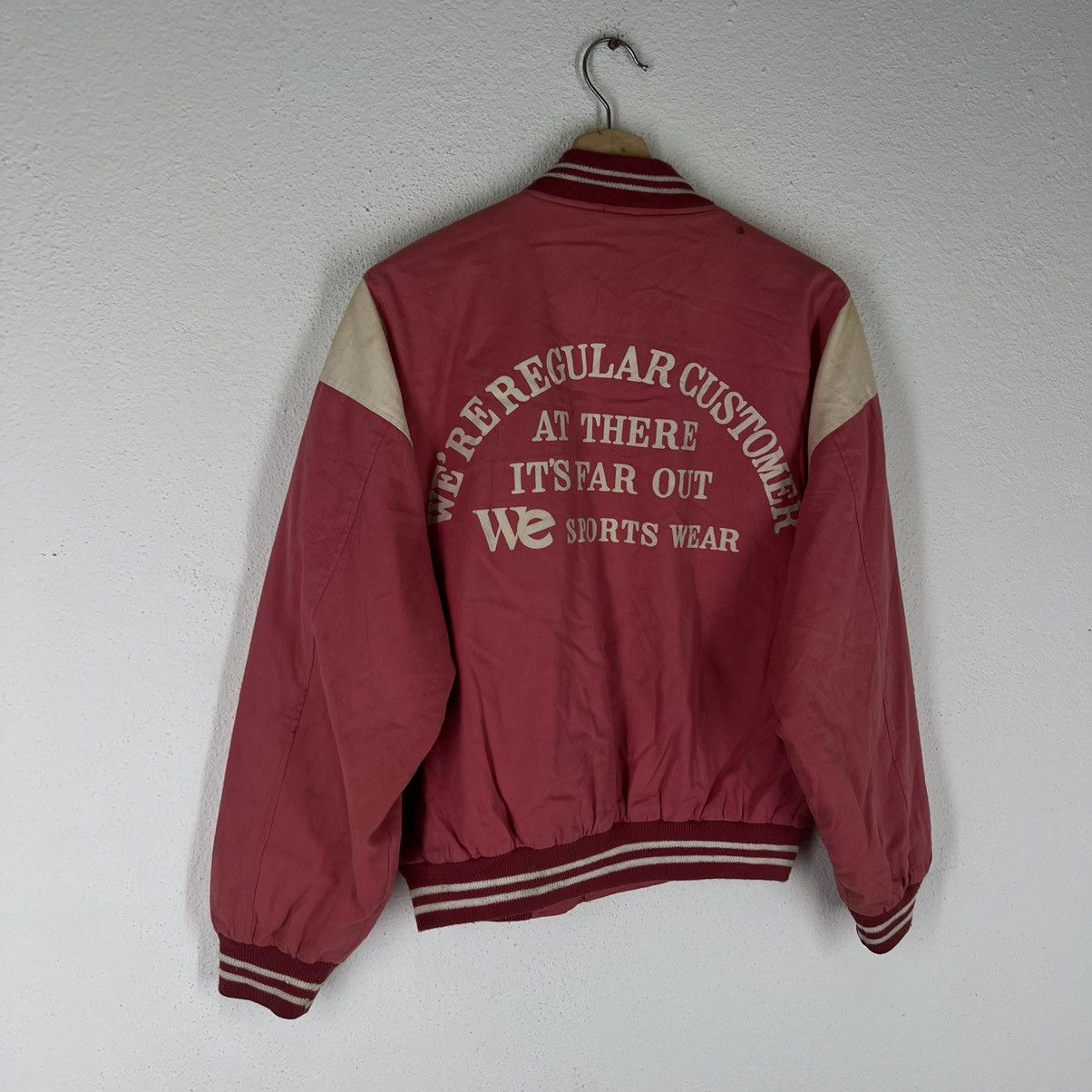 Japanese Brand VINTAGE VARSITY JACKET JAPAN MADE BIG LOGO Size US M / EU 48-50 / 2 - 5 Thumbnail