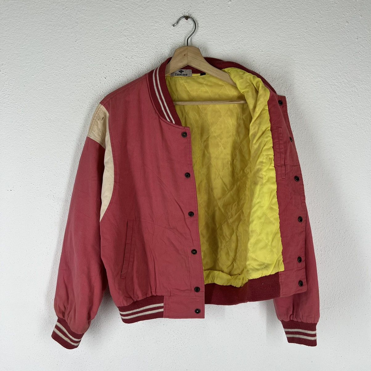 Japanese Brand VINTAGE VARSITY JACKET JAPAN MADE BIG LOGO Size US M / EU 48-50 / 2 - 6 Thumbnail