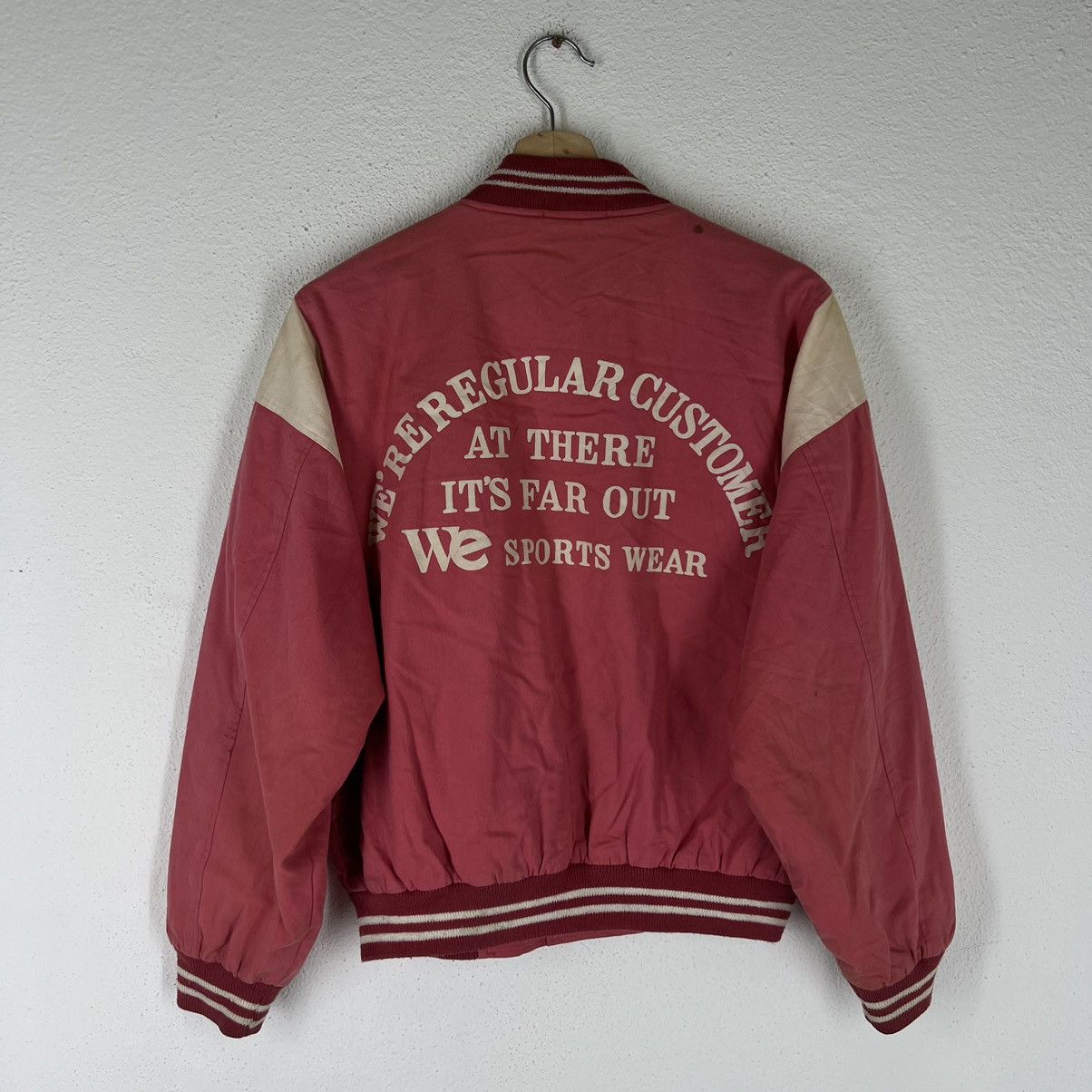 Japanese Brand VINTAGE VARSITY JACKET JAPAN MADE BIG LOGO Size US M / EU 48-50 / 2 - 3 Thumbnail