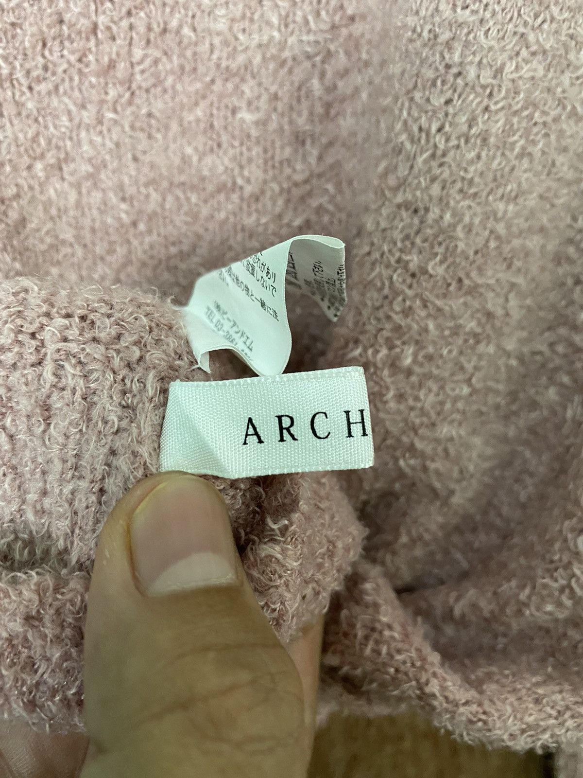 Homespun Knitwear × Japanese Brand Archive Dark Pink mohair Cardigan Knitwear #B570 Size US M / EU 48-50 / 2 - 7 Thumbnail