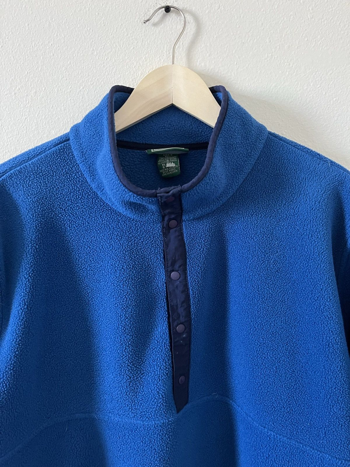 L.L. Bean L.L. Bean Fleece Snap Button Pullover Size US XL / EU 56 / 4 - 3 Thumbnail